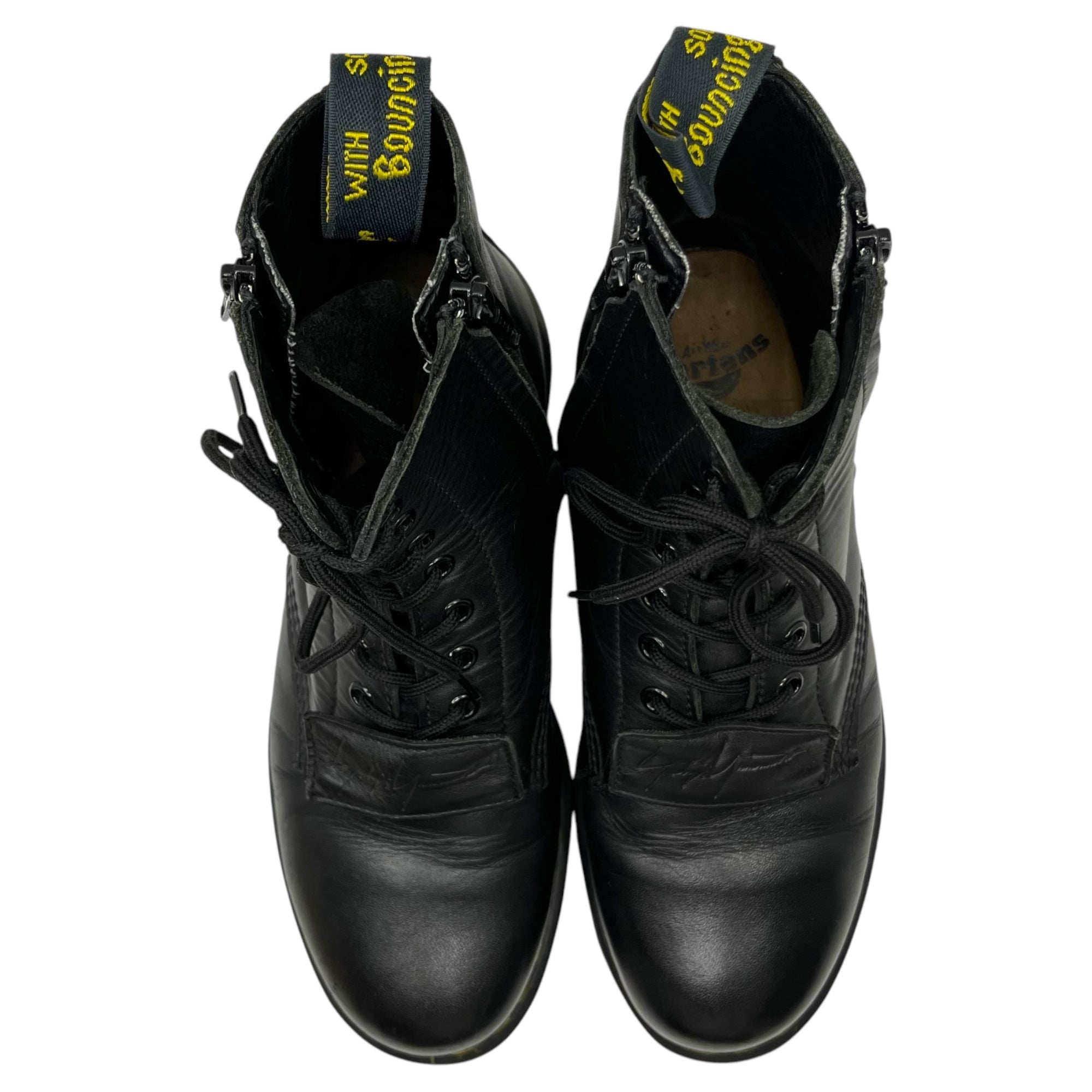 YOHJI YAMAMOTO×DR.MARTENS(ヨウジヤマモト×ドクターマーチン) 16SS PASCAL Y ZIP サイド ジップ ブーツ 21794001 US 9(27cm程度) ブラック コラボ