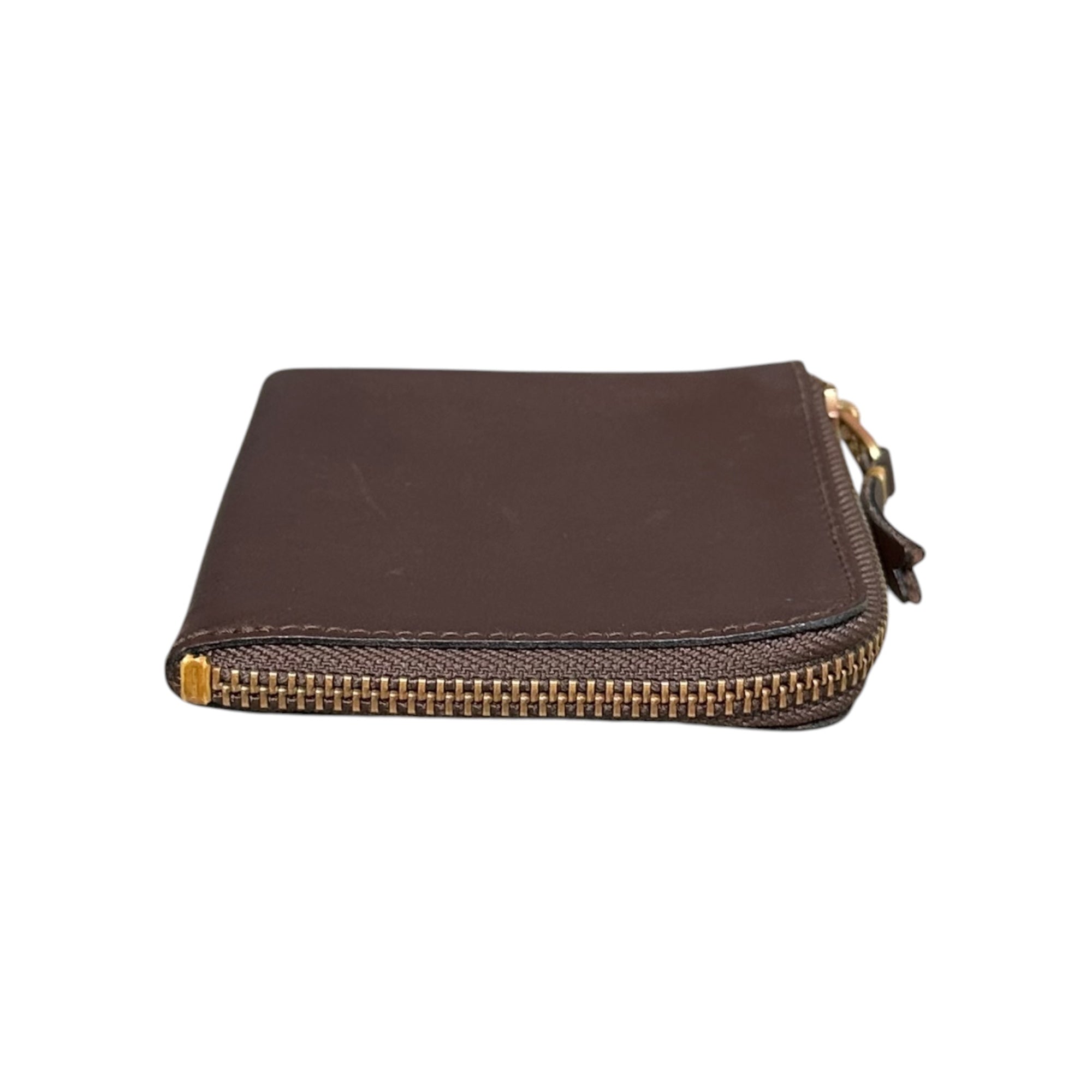 Wallet COMME des GARCONS(ウォレットコムデギャルソン)  L-SHAPED ZIPPER WALLET L字ファスナー 財布 ブラウン