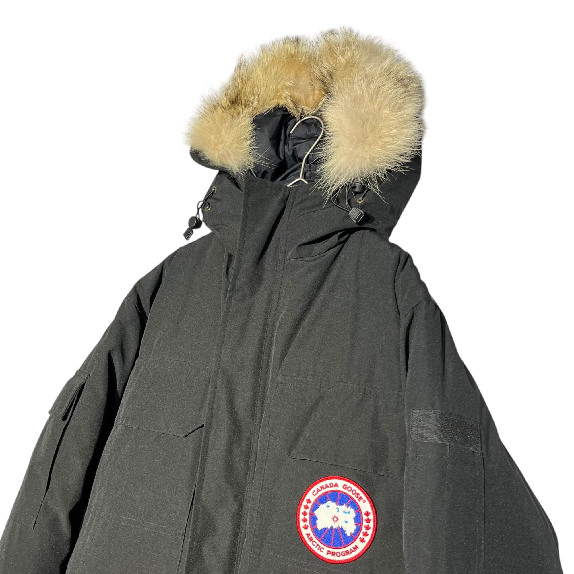 CANADA GOOSE(カナダグース) EXPEDITION PARKA エクスペディション パーカー 4565JM S ブラック コヨーテ ファー フーデット ダウン ジャケット