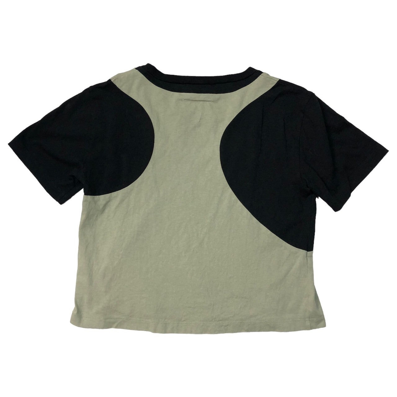 MM6 Maison Margiela(エムエムシックス) ビスチェデザインTシャツ S32GC0414 S22733 S グリーン×ブラック