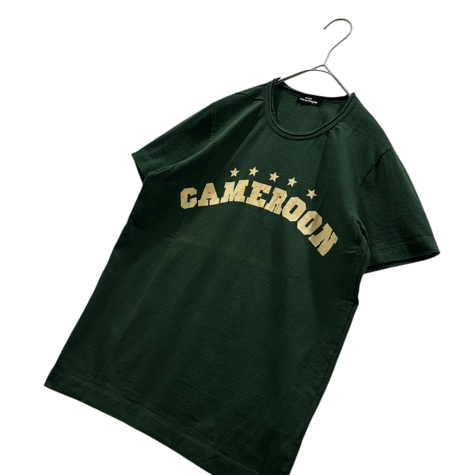 tricot COMME des GARCONS(トリココムデギャルソン) 2003SS "CAMEROON" Print T-Shirt プリント Tシャツ TJ-T007 表記無(M程度) グリーン AD2003