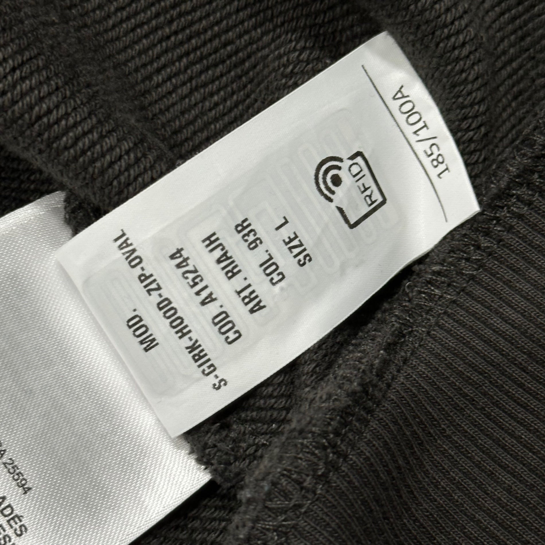 DIESEL(ディーゼル) S-GIRK-HOOD-ZIP-OVAL ロゴ ジップ パーカー A15244 L ブラウン