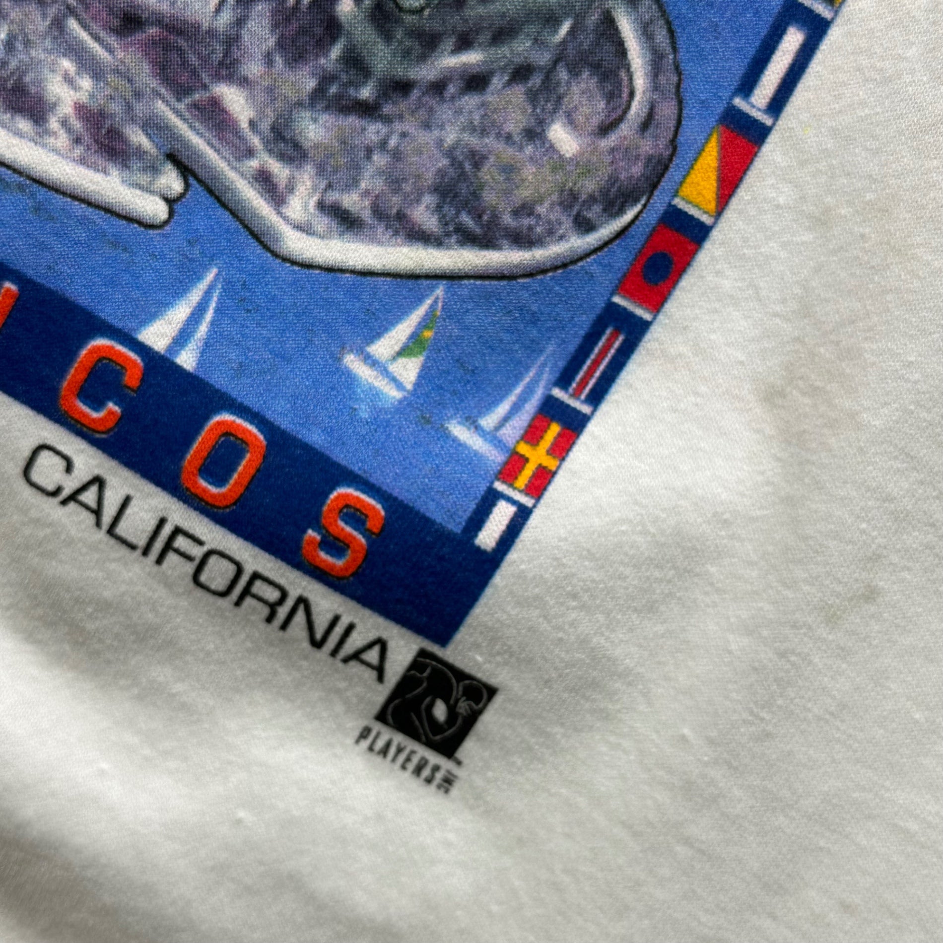 VINTAGE(ヴィンテージ) 1998 SUPER BOWL T-SHIRT 98年 スーパーボール Tシャツ L ホワイト×マルチカラー NFL