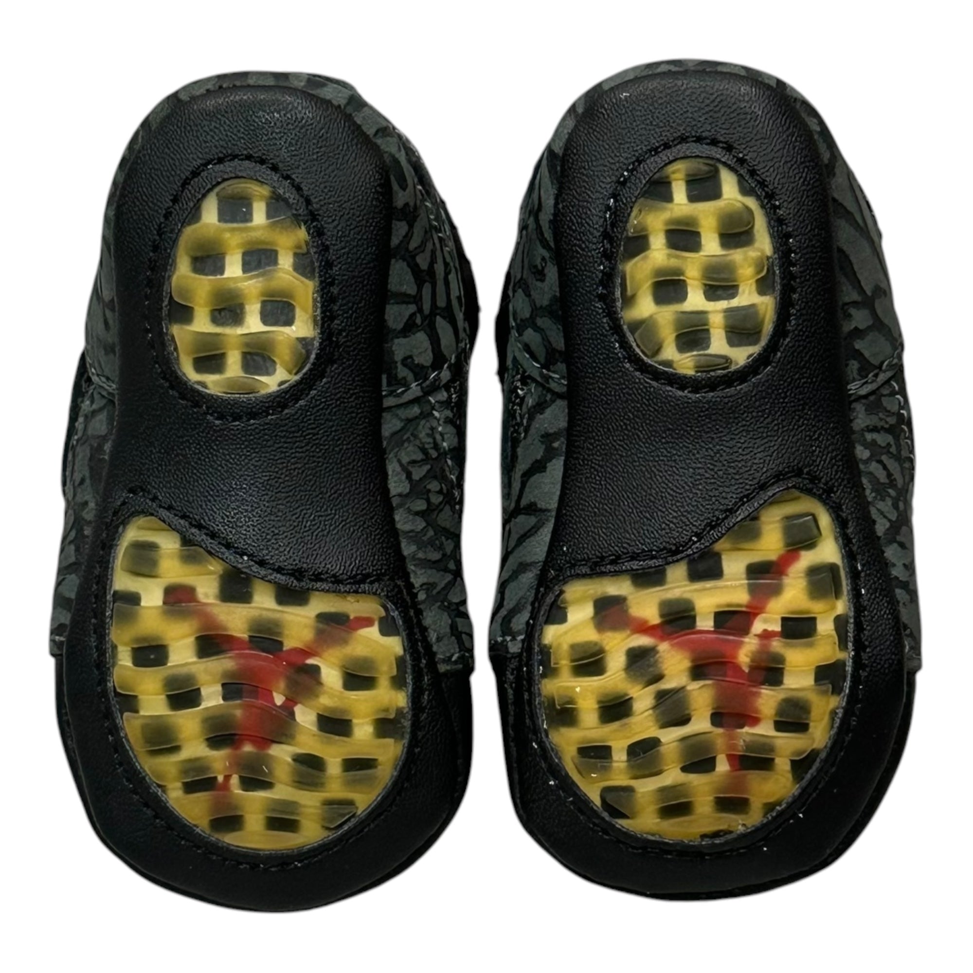 NIKE(ナイキ) 2004 FIRST JORDAN 11 RETRO LOW ファースト ジョーダン 11 レトロ ロー 306005-061 US 1C(7cm) ブラック×レッド セメント エレファント キッズ ベイビー スニーカー