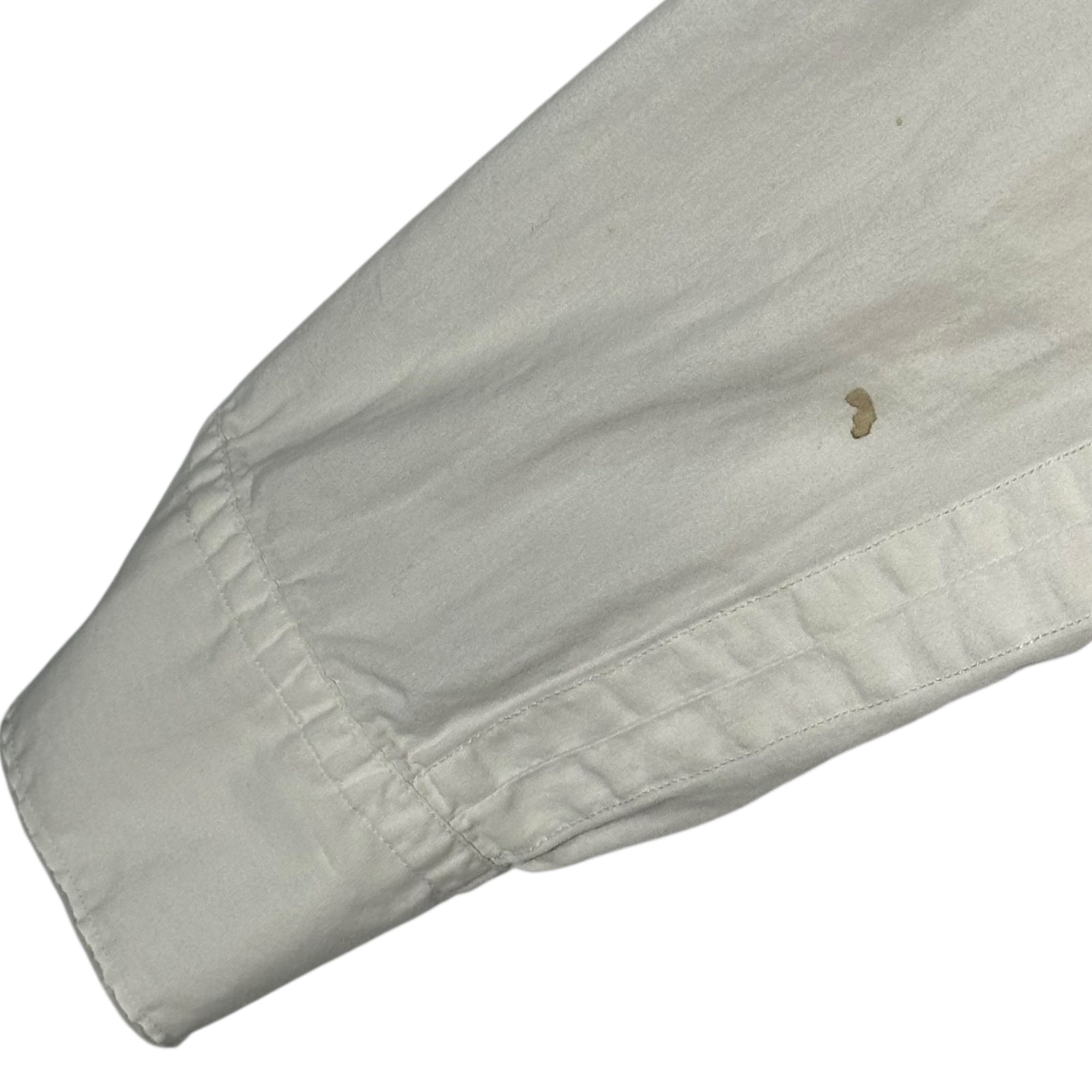 TAKAHIRO MIYASHITA The Soloist.(タカヒロミヤシタザソロイスト) 17AW Jacket Seam L/S Shirt ジャケット シーム 長袖 シャツ 005AW17 46 ホワイト