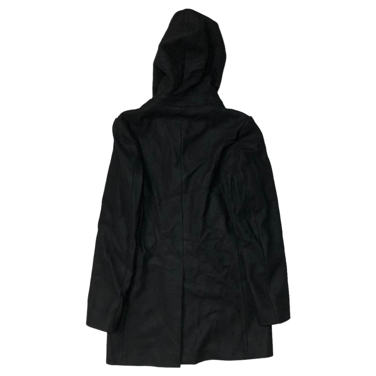 BALENCIAGA(バレンシアガ) 13AW hooded melton coat フーデッド メルトンコート UP57 2013 00637 SIZE 46(S) ブラック テープ部劣化有