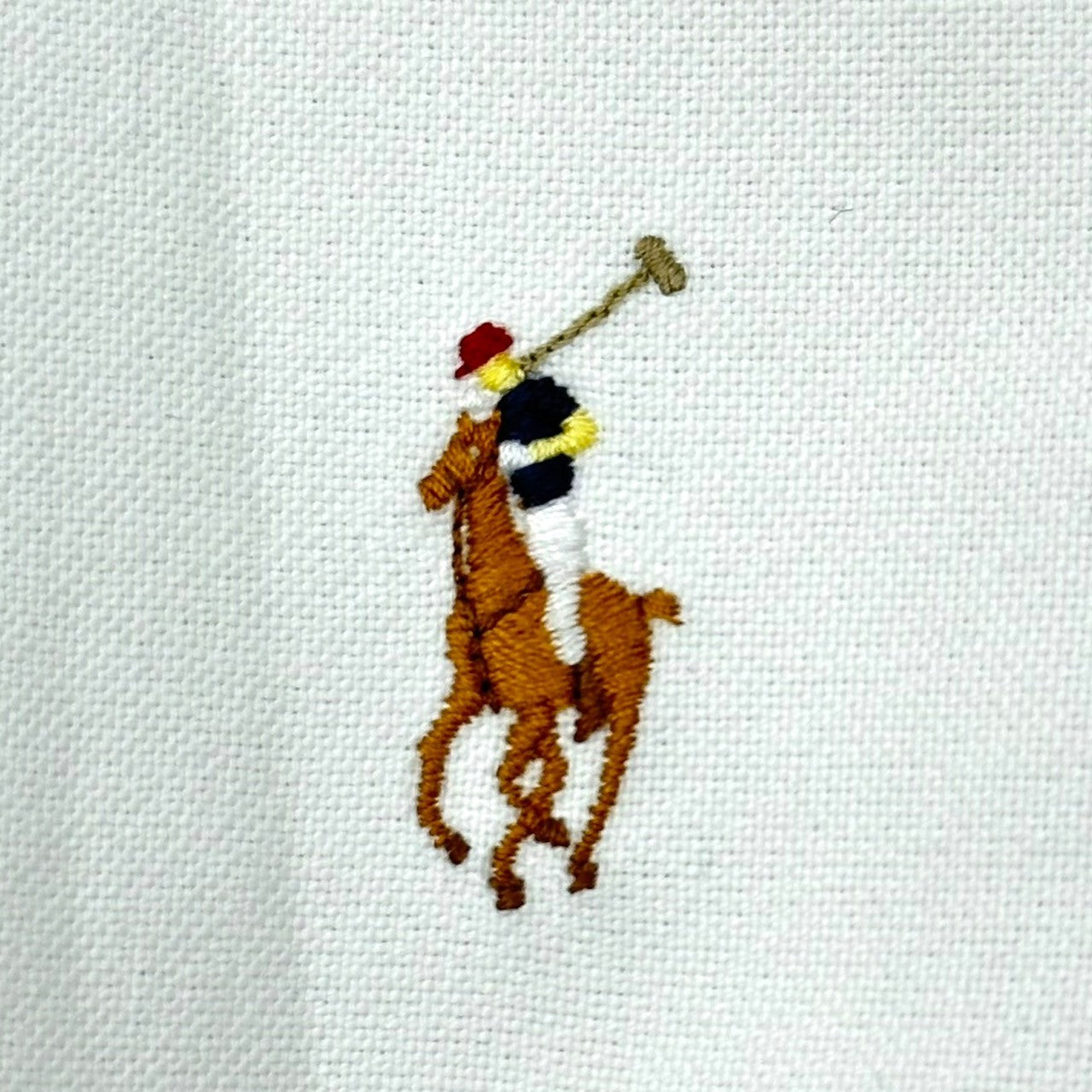 RALPH LAUREN(ラルフローレン) CLASSIC FIT Pony Logo BD L/S Shirt ポニー ロゴ  ビッグサイズ 長袖 シャツ XL ホワイト
