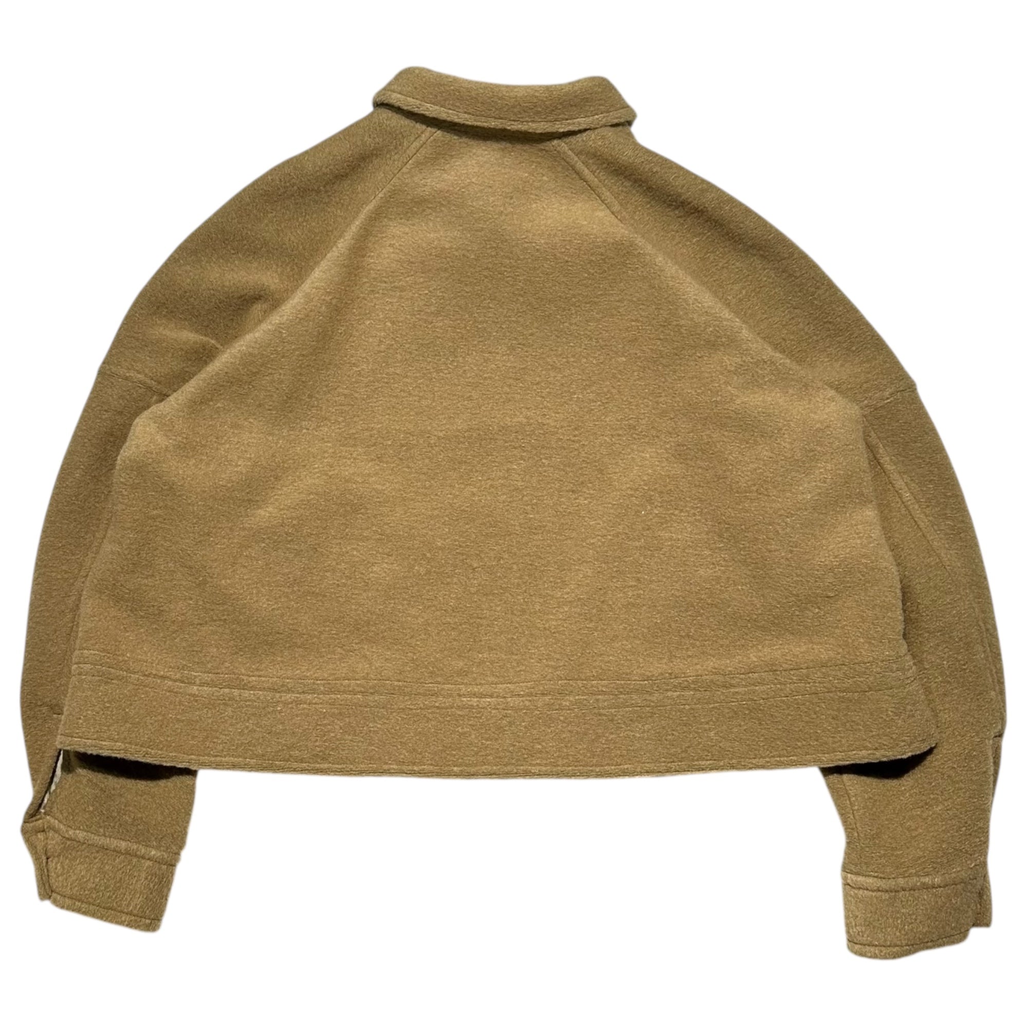 FRED PERRY(フレッドペリー) Caban Jacket ウール混 キャバン ジャケット F6302 10(M) キャメルブラウン 参考定価37,400円(税込) メンズ着用可能サイズ