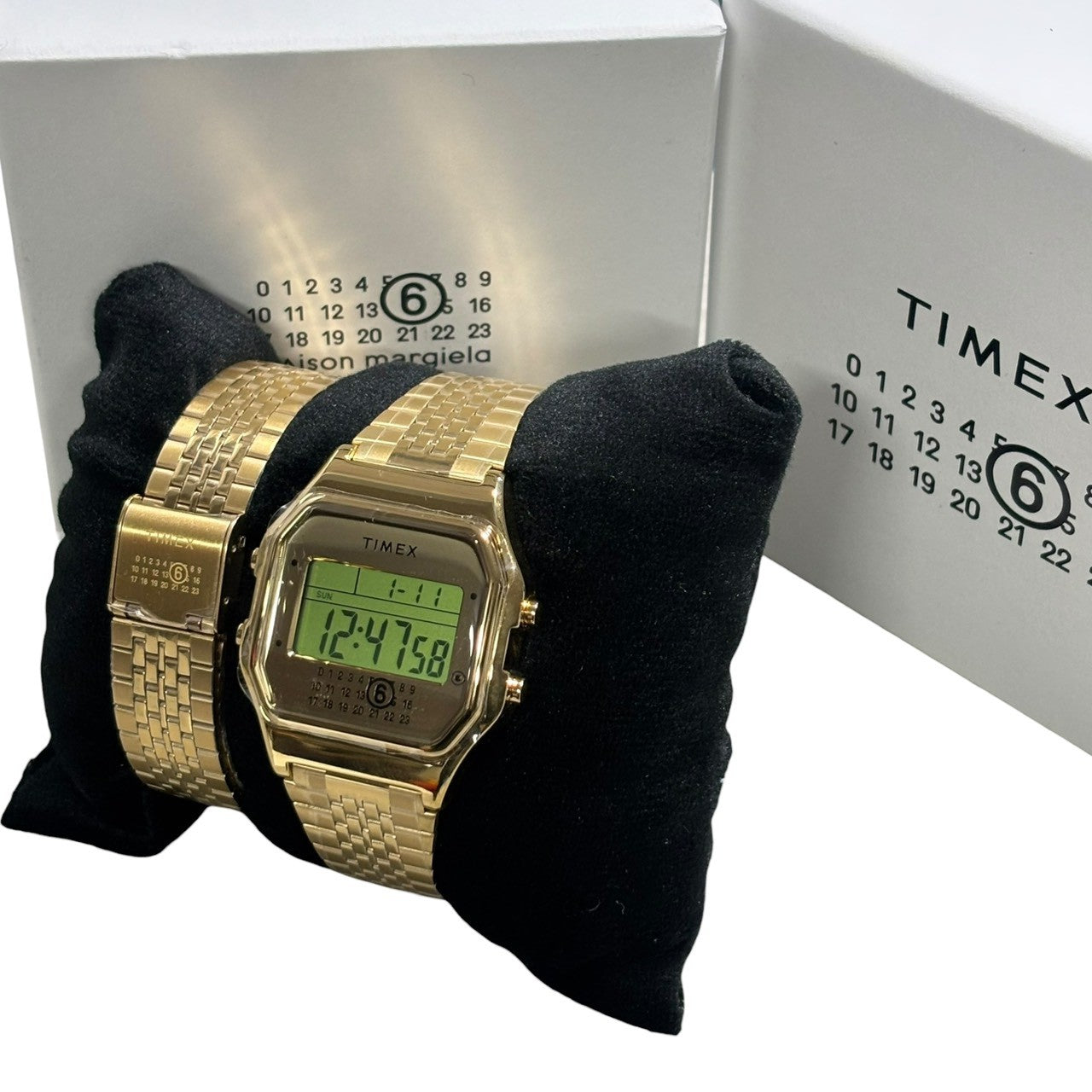 MM6 Maison Margiela × TIMEX(エムエムシックス × タイメックス) T80 gift set w/extra bracelet S33YW0002 M10062 ONE SIZE ゴールド