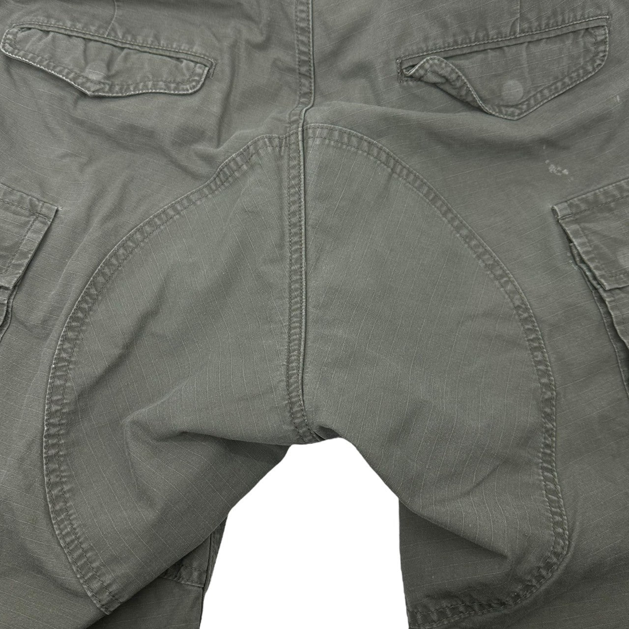 VISVIM(ビズビム/ヴィズヴィム) Ripstop cargo shorts リップストップ カーゴ ショーツ M カーキ ハーフ ショート パンツ