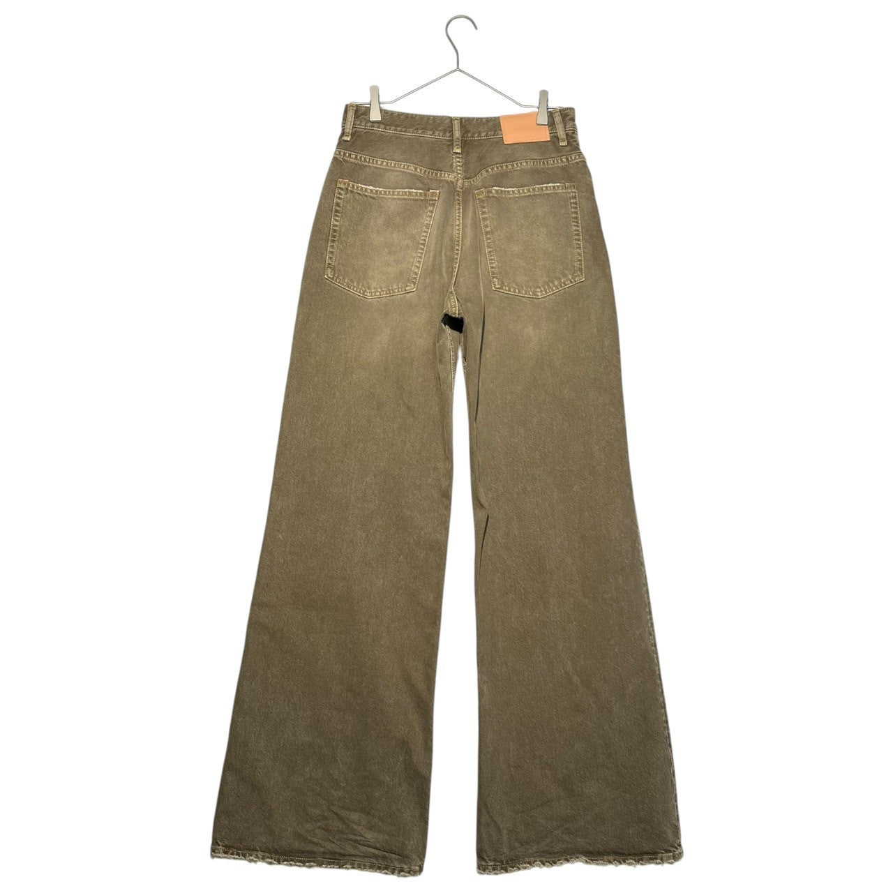 Acne Studios(アクネストゥディオズ) 2022 Dust Devil  Super Baggy Fit Jean ヴィンテージ加工 スーパーバギーフィットジーンズ ワイドシルエット デニム パンツ A00346 27 32 ブラウン