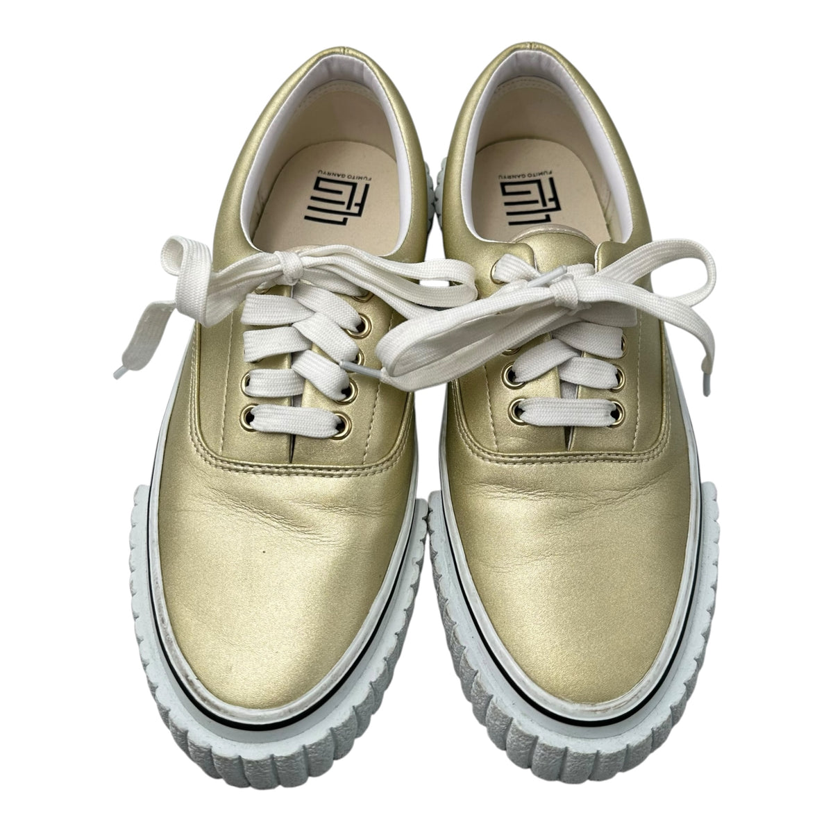 FUMITO GANRYU(フミトガンリュウ) RUBBER SOLE SB SHOES ラバーソール スケートボード シューズ 27cm ゴールド