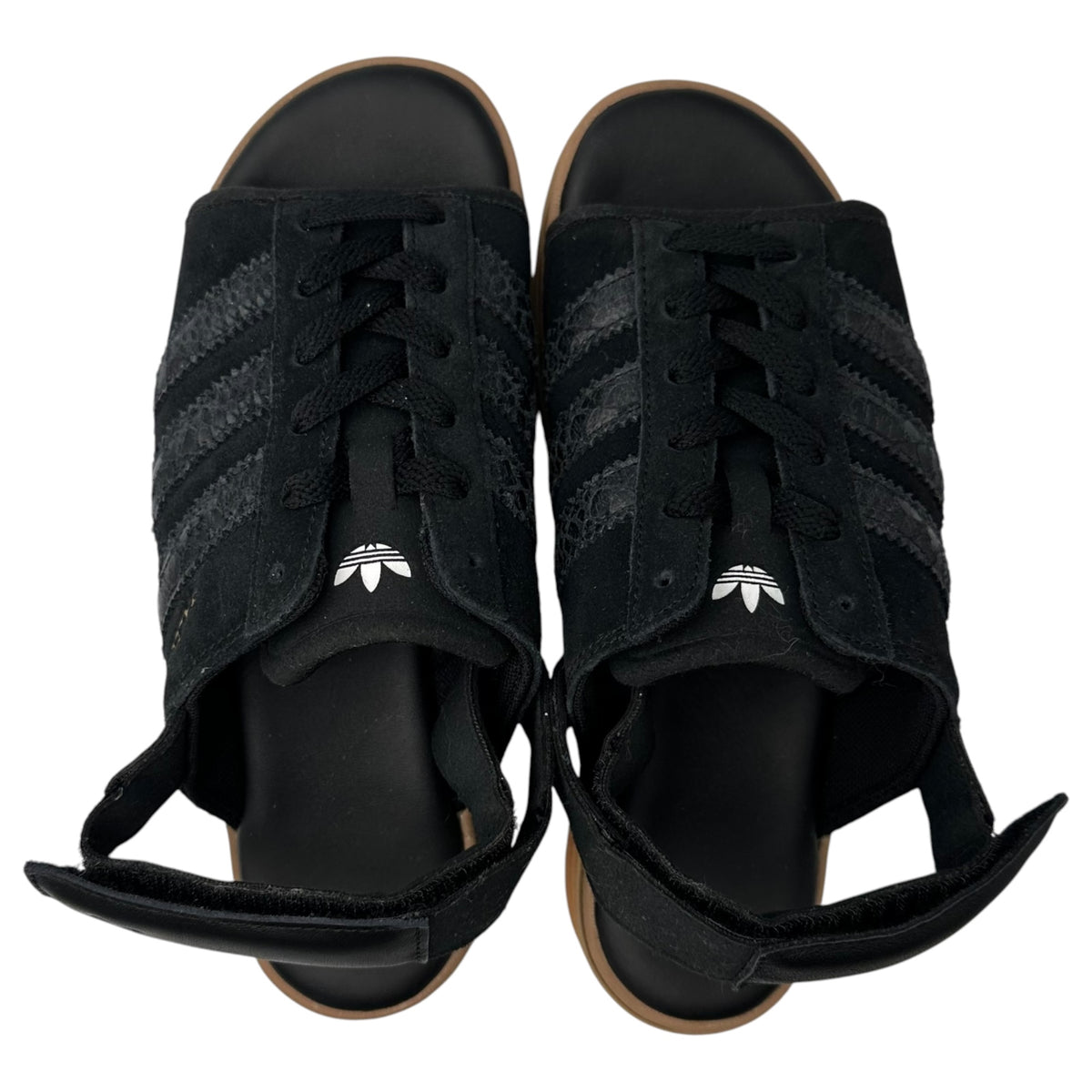 adidas(アディダス) GAZELLE BOLD SANDALS ガゼル ボールド サンダル HQ4688 24.5cm ブラック