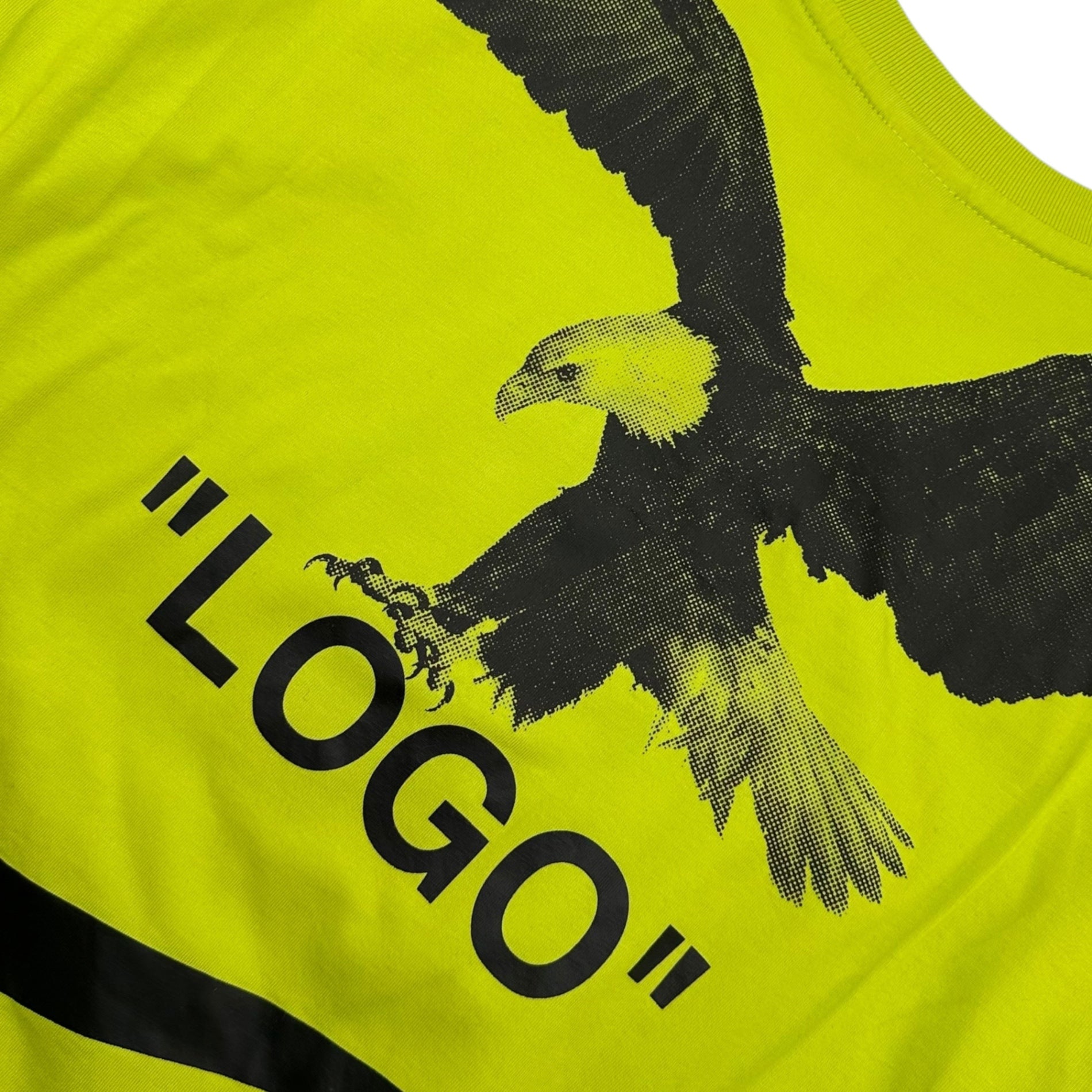 NIKE×Off-White(ナイキ×オフホワイト) NRG A6 Tee "Lime Green" プリント Tシャツ BQ0827-389 XL イエロー