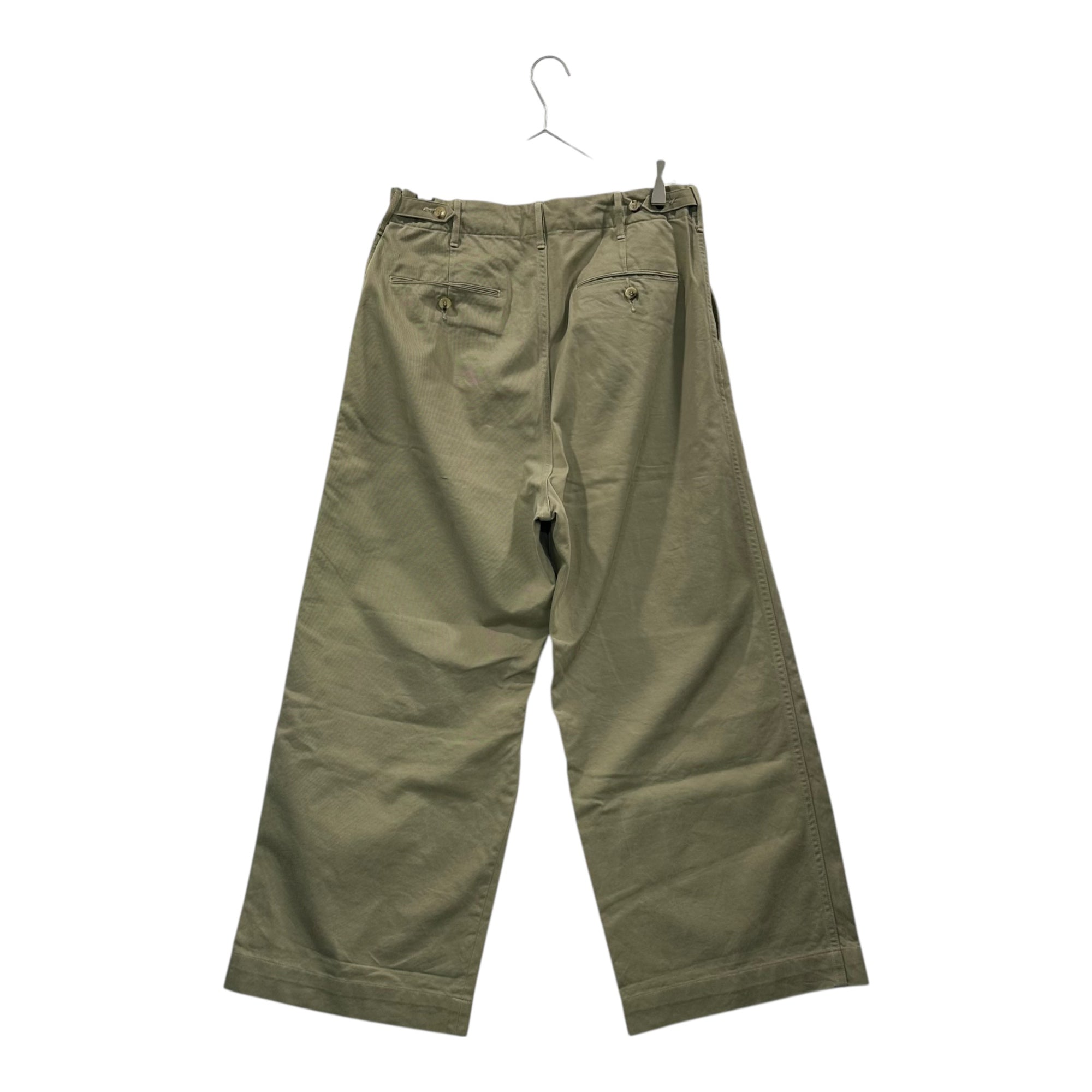 AURALEE(オーラリー) WASHED FINX CHINO WIDE PANTS ウォッシュド