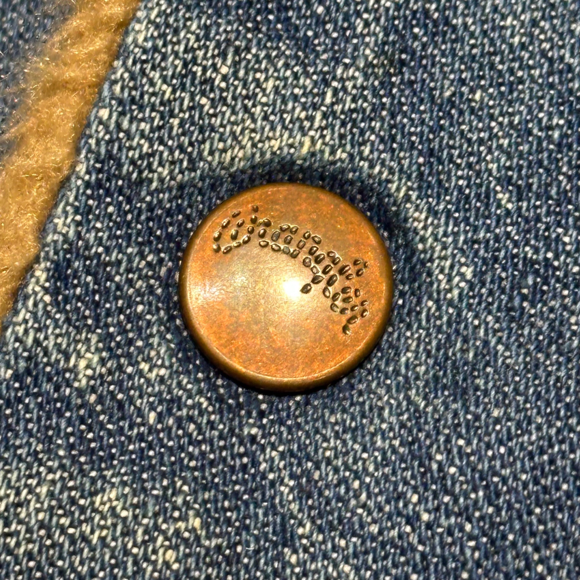 WRANGLER(ラングラー) 70's Vintage Denim Fleece Jacket ヴィンテージ デニム ボア ジャケット 36 インディゴ 70年代 72~76年 太文字黒タグ