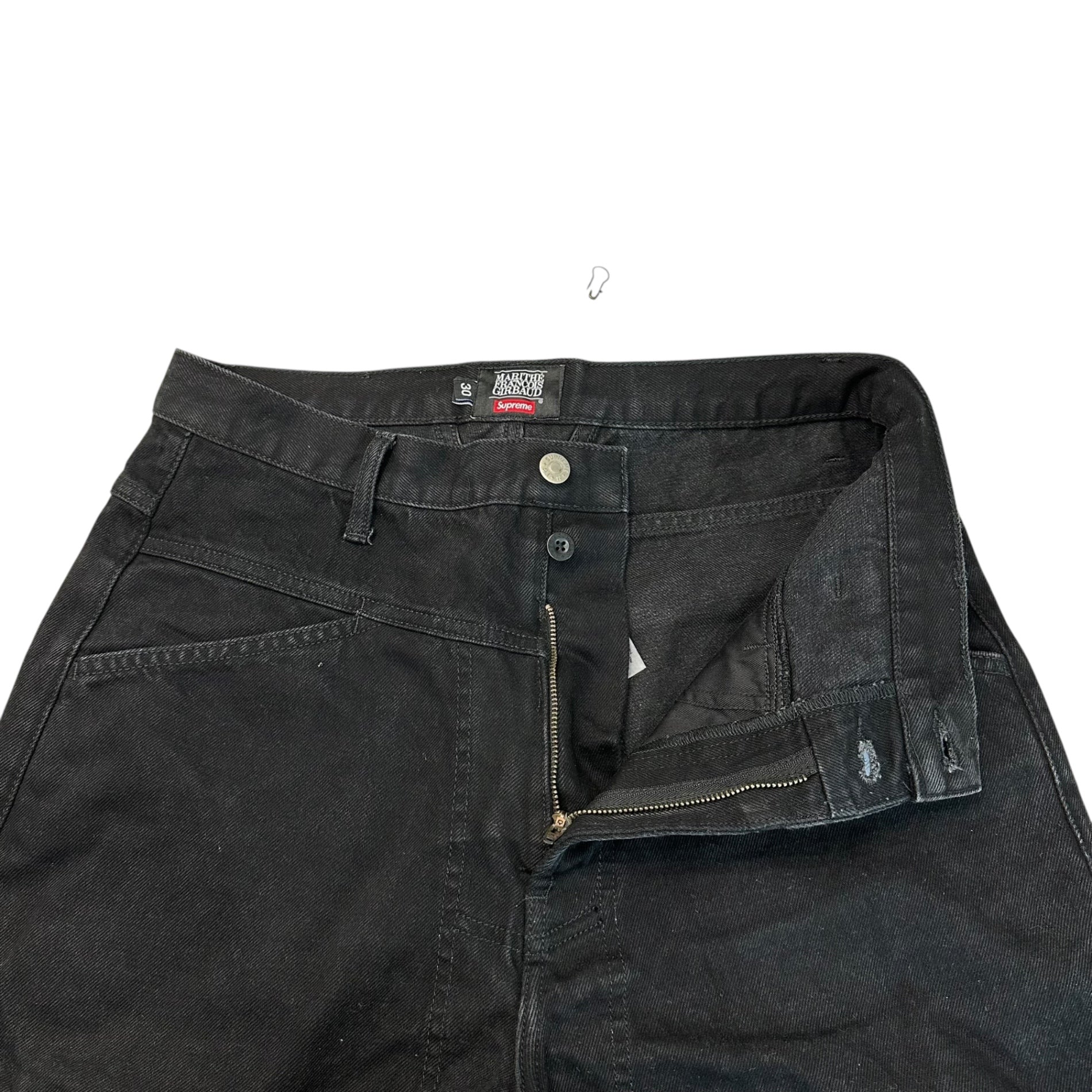 SUPREME(シュプリーム) 25SS Marithé + François Girbaud X-Seam Baggy Jean マリテ フランソワ ジルボー X-シーム バギー ジーンズ 30 ブラック ワイド デニム パンツ コラボ