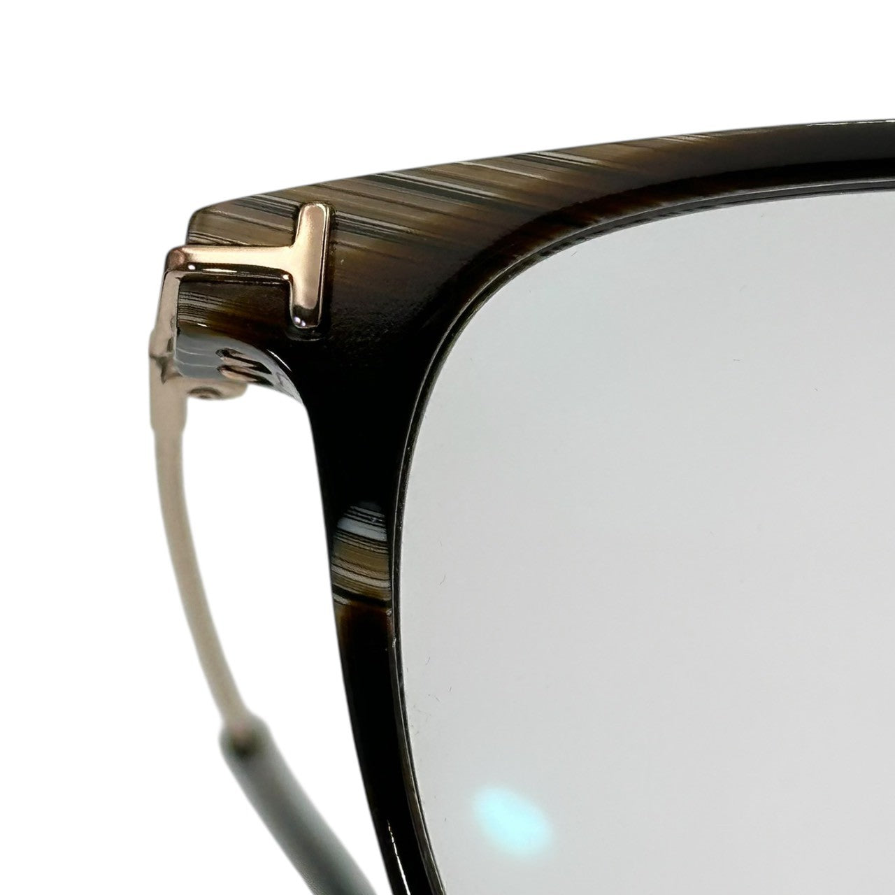 TOM FORD(トムフォード) wellington shape sunglasses ウエリントン シェイプ サングラス クリアレンズ TF5562-D 51□21-145 ブラウン×ブラック×ゴールド メガネ 眼鏡