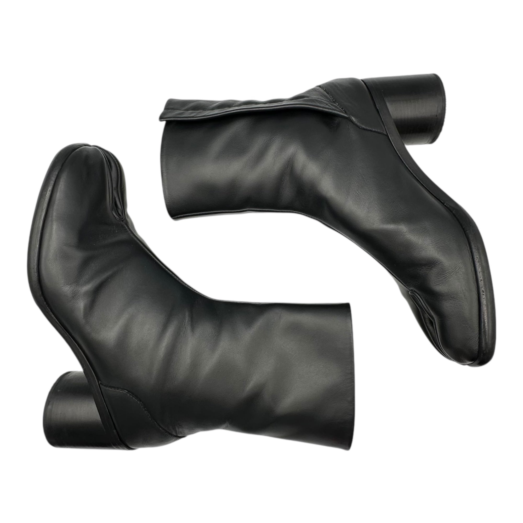 MAISON MARGIELA(メゾンマルジェラ) TABI ANKLE BOOTS H60 足袋 アンクル ブーツ 6cm S57WU0132 40(26cm程度) ブラック タビ