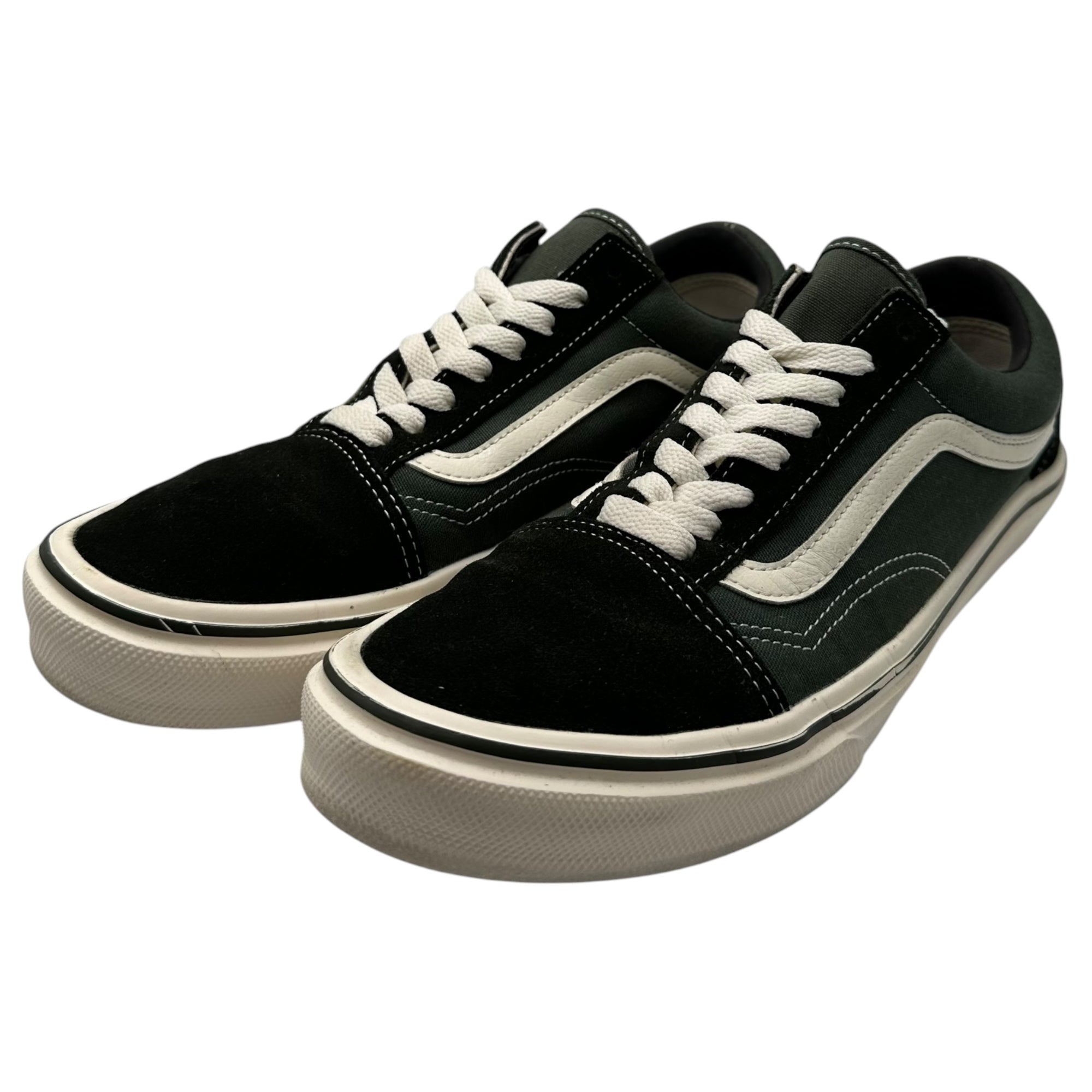 VANS(バンズ) Old School Light オールド スクール ライト ローカット スニーカー V36 LITE 27cm グリーン×ブラック×ホワイト