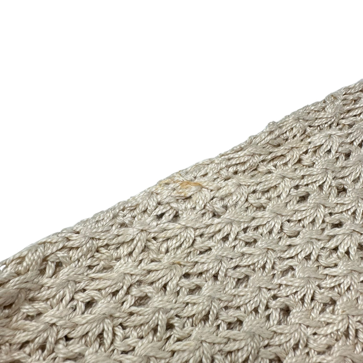 COMME des GARCONS(コムデギャルソン) 1970's Irish-Made All-Silk Low-Gauge Knit アイルランド メイド オール シルク ロー ゲージ ニット 20010 FREE アイボリー AD表記無 70s アーカイブ 初期生産 稀少