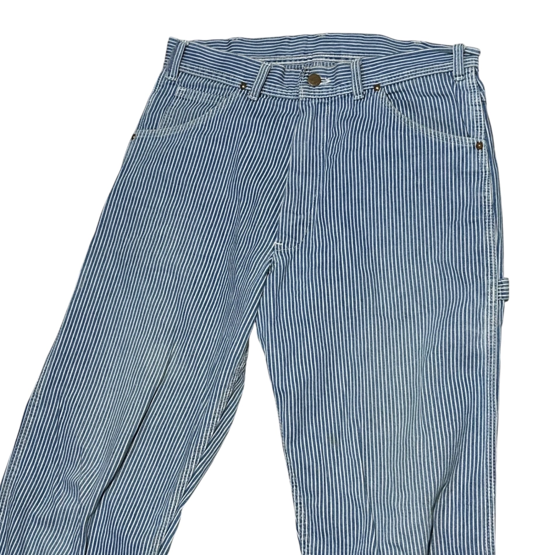 KEY(キー) 70's Hickory Painter Pants 70年代 ヒッコリー ペインター パンツ 記載消 インディゴ TALON42ジップ