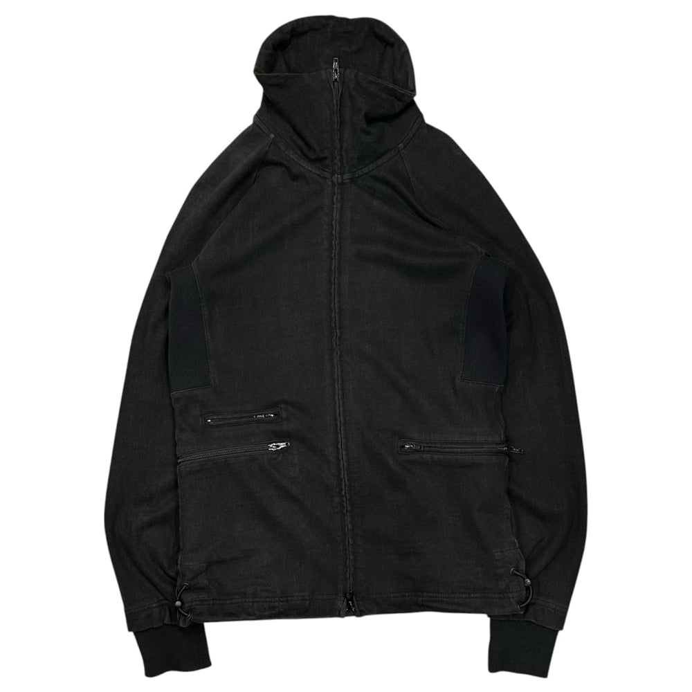 Y-3(ワイスリー) 2016AW Vintage effect sweatshirt ヴィンテージ加工 トラック ジャケット B47580 XS ブラック スウェット ジップ