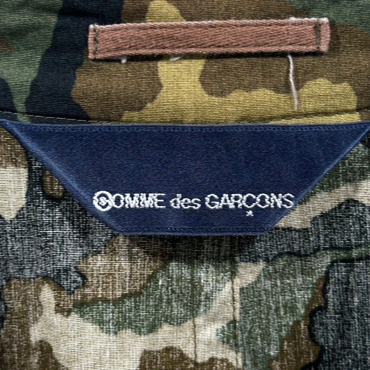 COMME des GARCONS(コムデギャルソン) 1998SS Aoyama-Limited Camouflage Trench Half-Coat 青山 限定 カモフラ トレンチ ハーフ コート KX-814190 FREE カーキ AD1997 90s アーカイブ