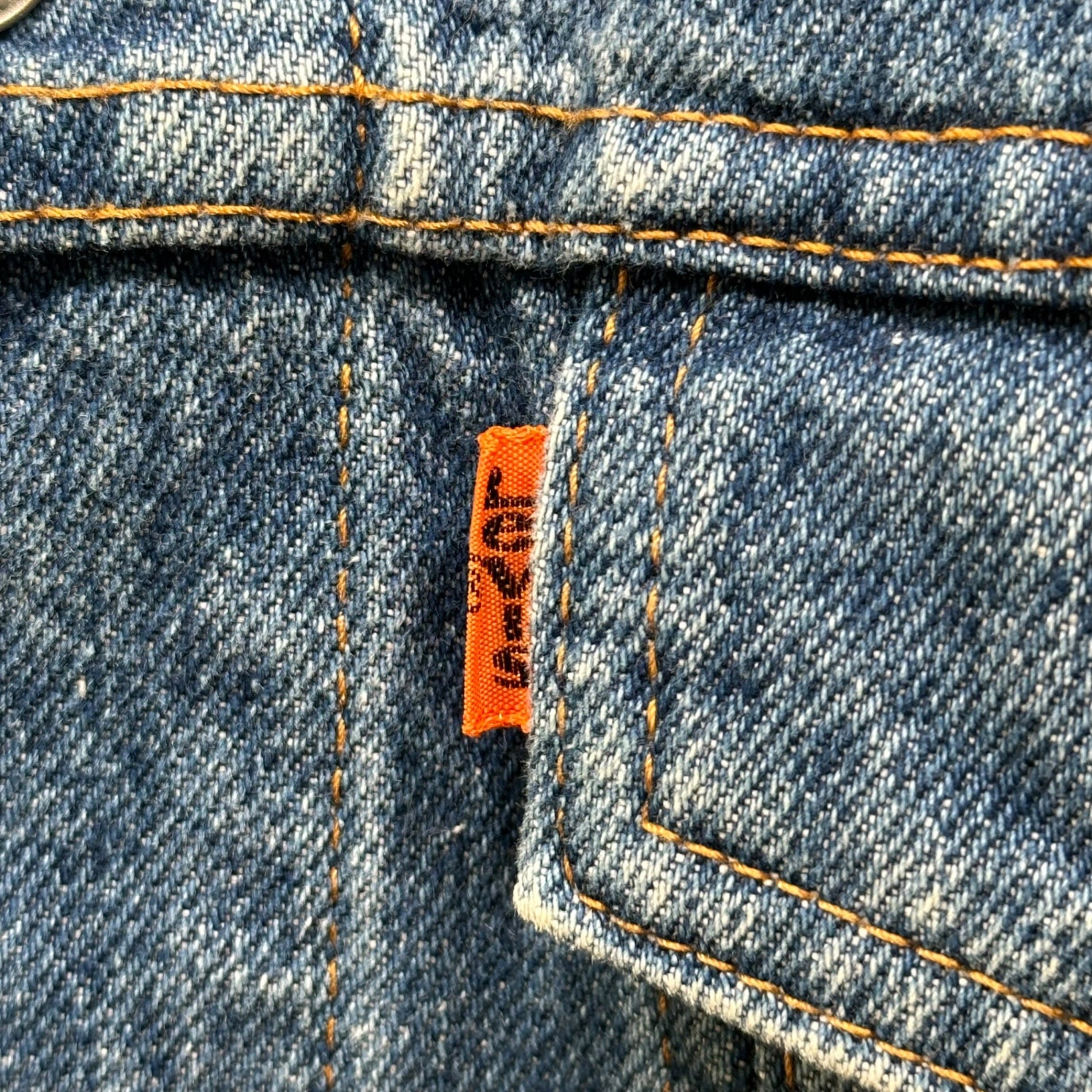 Levi's(リーバイス) 80's~90's 70651 5th Denim Tracker Jacket デニム トラッカー ジャケット 70651-0217 M インディゴ 80年代～90年代 オレンジタブ