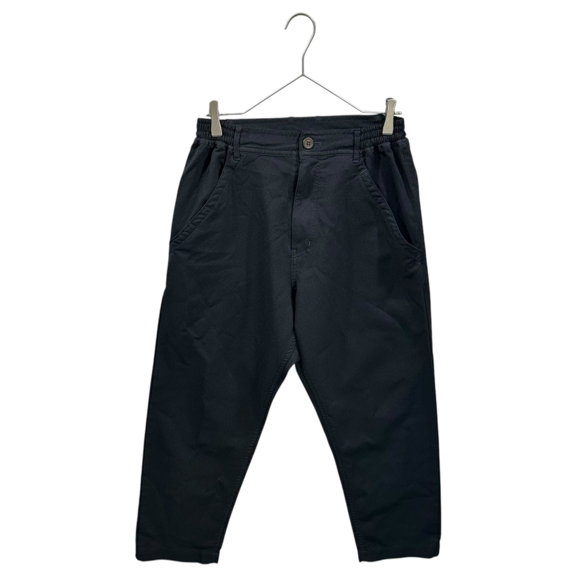 COMME des GARCONS HOMME DEUX(コムデギャルソンオムドゥ) 2023SS Garment dye Polyester Wide Tapered Pants ポリエステル 製品染め ワイド テーパード パンツ DK-P039 XS ブラック AD2022 スラックス