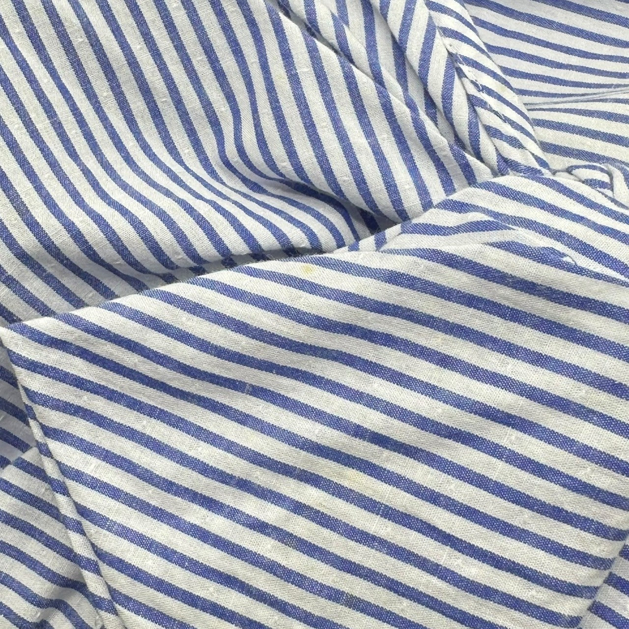 tricot COMME des GARCONS(トリココムデギャルソン) 13AW Front Ribbon Design L/S Striped Blouse フロント リボン デザイン L/S ストライプ ブラウス TL-B022 M ホワイト×ブルー AD2013