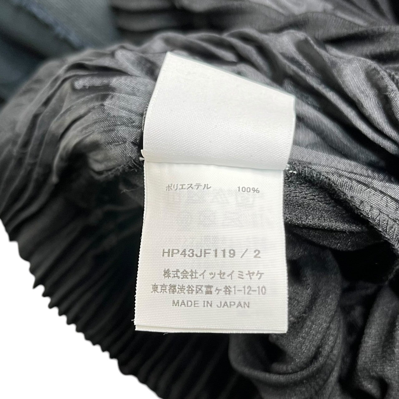 HOMME PLISSE ISSEY MIYAKE(オムプリッセイッセイミヤケ) MONTHLY COLOR OCTOBER ストレート プリーツ パンツ HP43JF119 2 ブラック 完売品