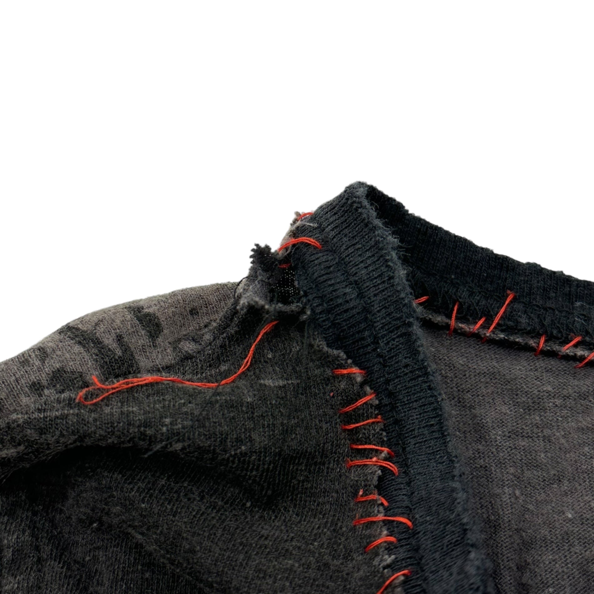 UNDERCOVERISM(アンダーカバイズム) 03SS SCAB期 Hand stitched long sleeve henley neck cut and sew ハンドステッチ 長袖 ヘンリーネック カットソー スキャブ U232 M グレー 00's アーカイブ