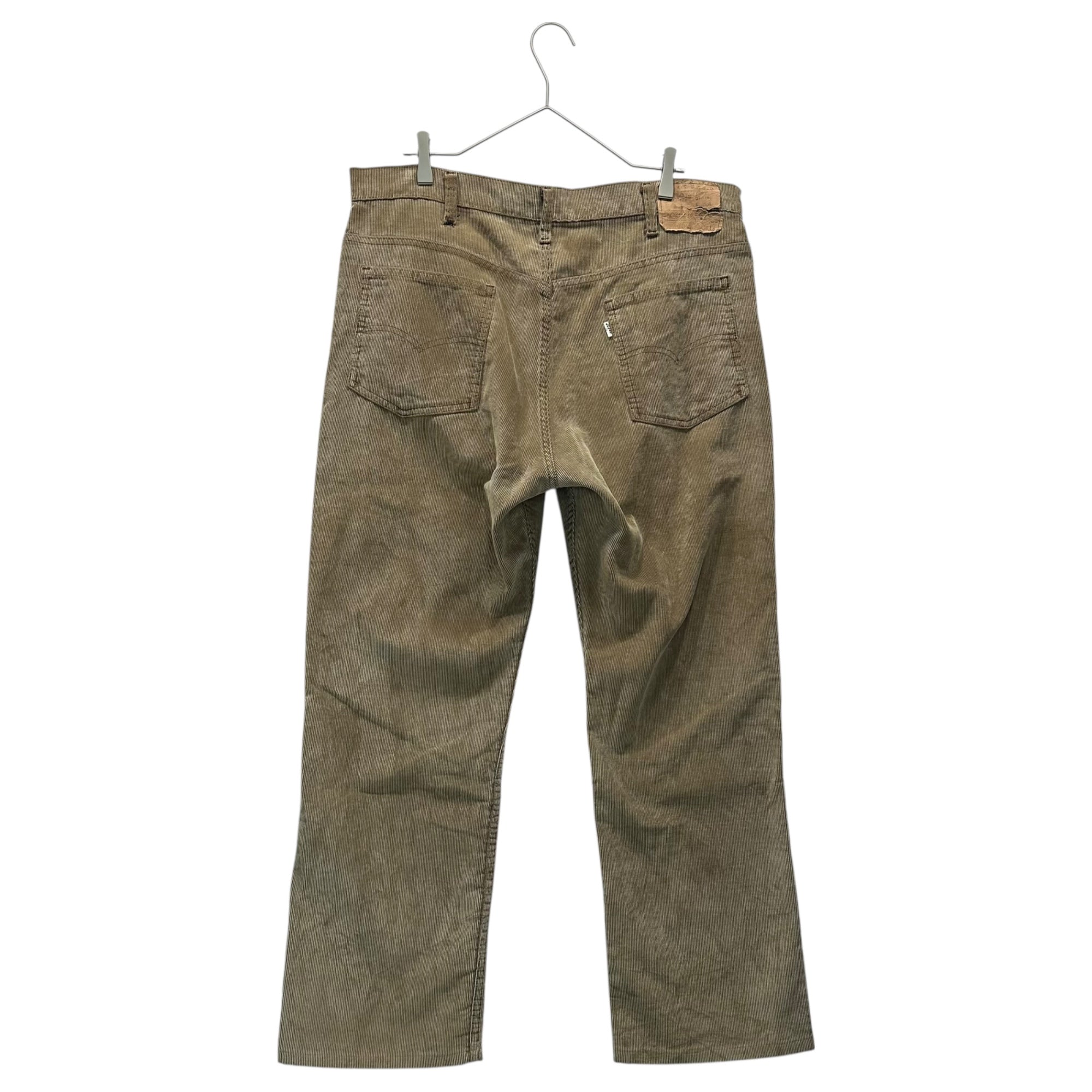 Levi's(リーバイス) 70's Corduroy Straight Pants 70年代 コーデュロイ ストレート パンツ ベージュ TALON42ジッパー