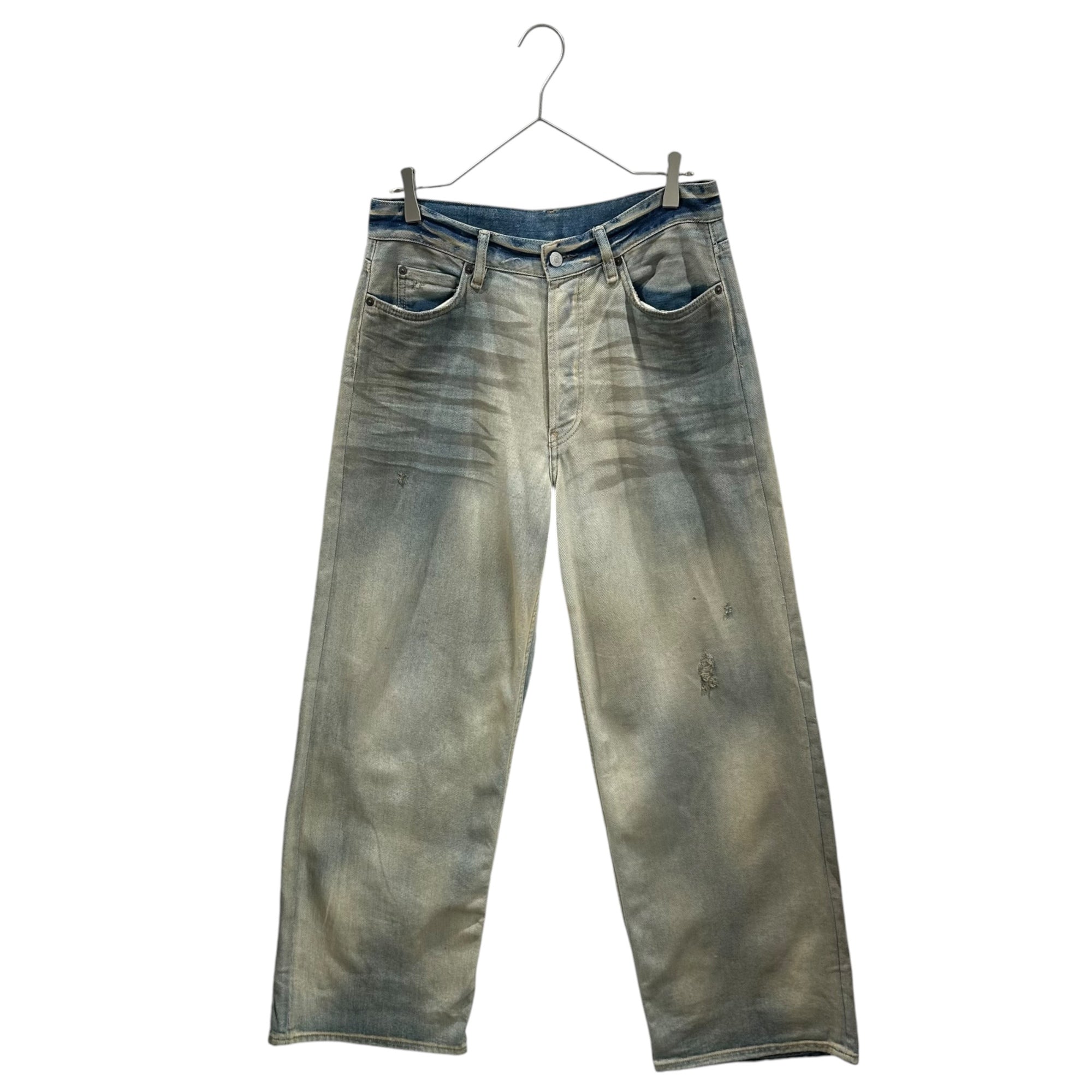 Acne Studios(アクネストゥディオズ) BAGGY FIT JEANS - 1981M FN Carver バギー デニム パンツ B00395- 46 ライトインディゴ ワイド ジーンズ