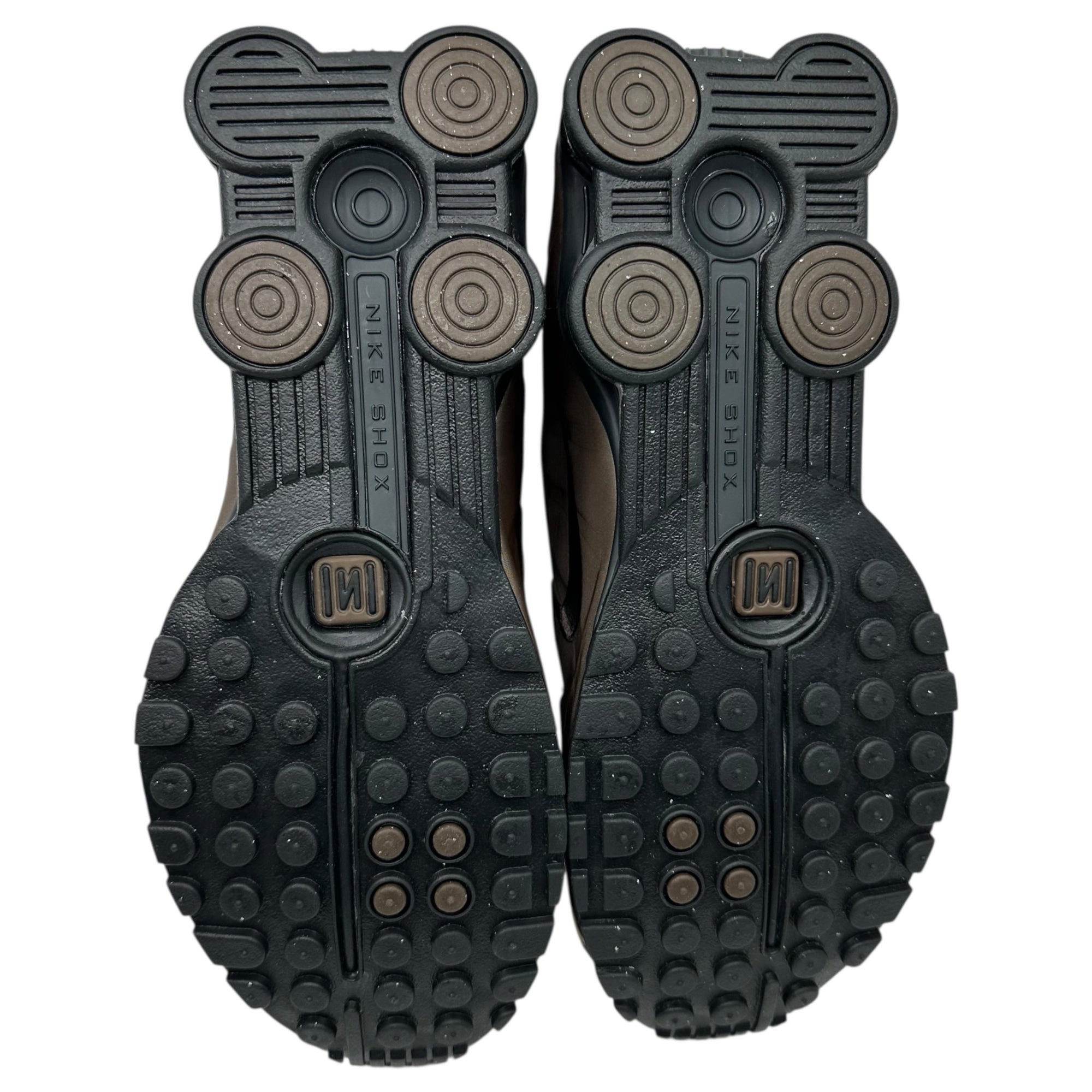 NIKE(ナイキ) Shox R4 "Ironstone" ショックス AR3565-007 27cm ブラウン×ブラック ローカット スニーカー 箱付