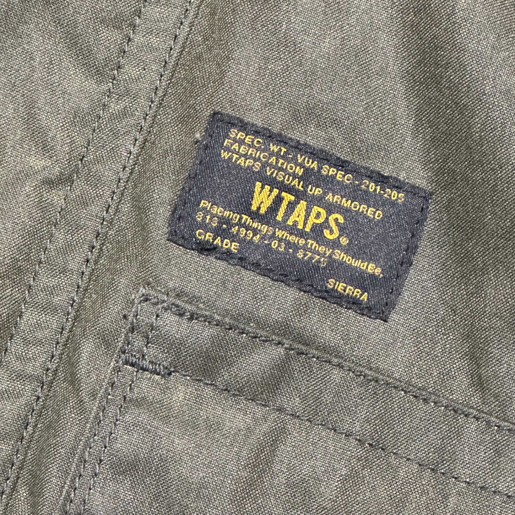 WTAPS(ダブルタップス) 14AW The British Millerain OILED JK オイルド ジャケット 142GWDT-JKM07 1 オリーブ フーデッド ミリタリー