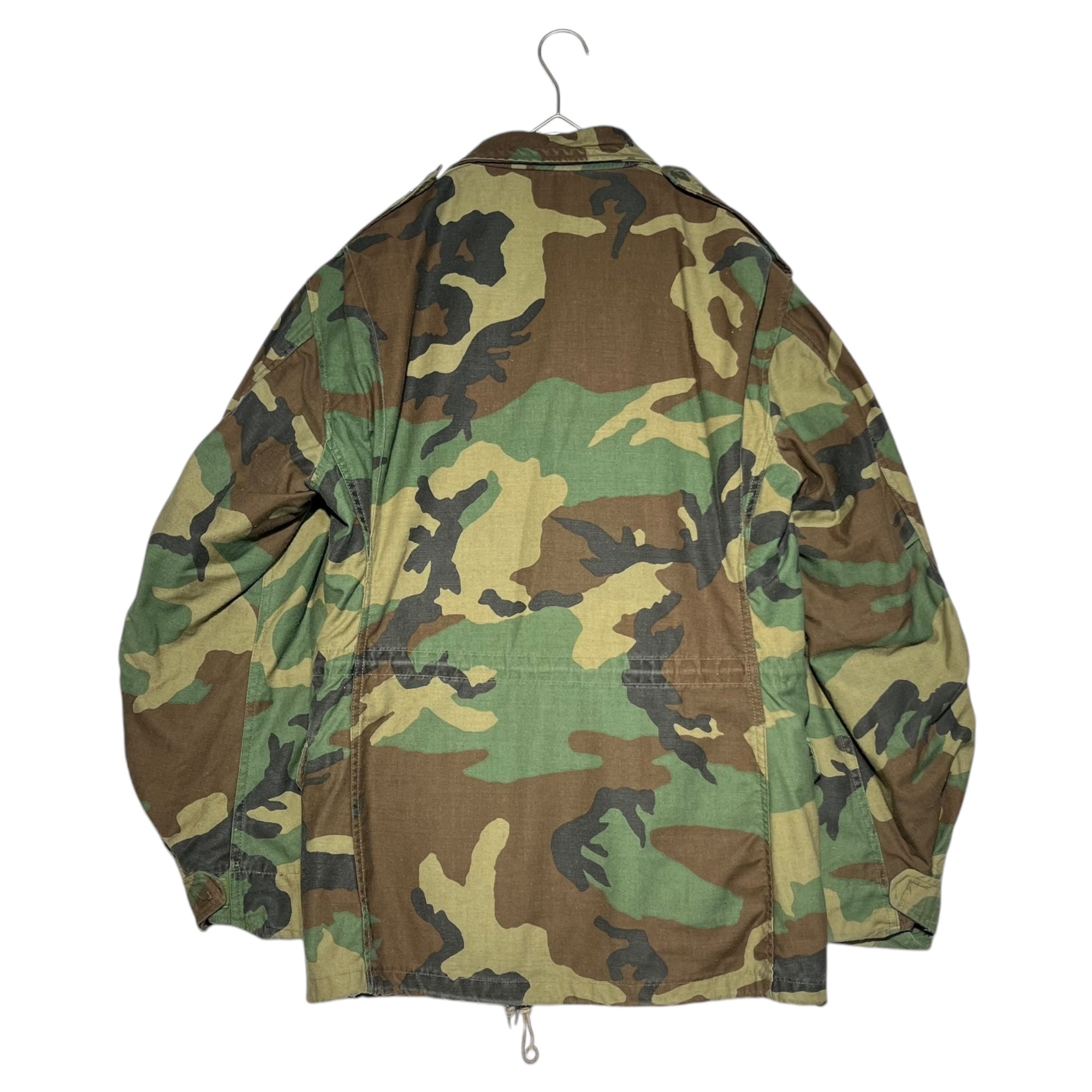 US ARMY(アメリカ軍) 80's M65 Woodland camouflage field jacket ウッドランド カモフラ フィールド ジャケット 8415-01-099-7831 SMALL-REGULAR カーキ 83年製 ヴィンテージ ミリタリー 80年代