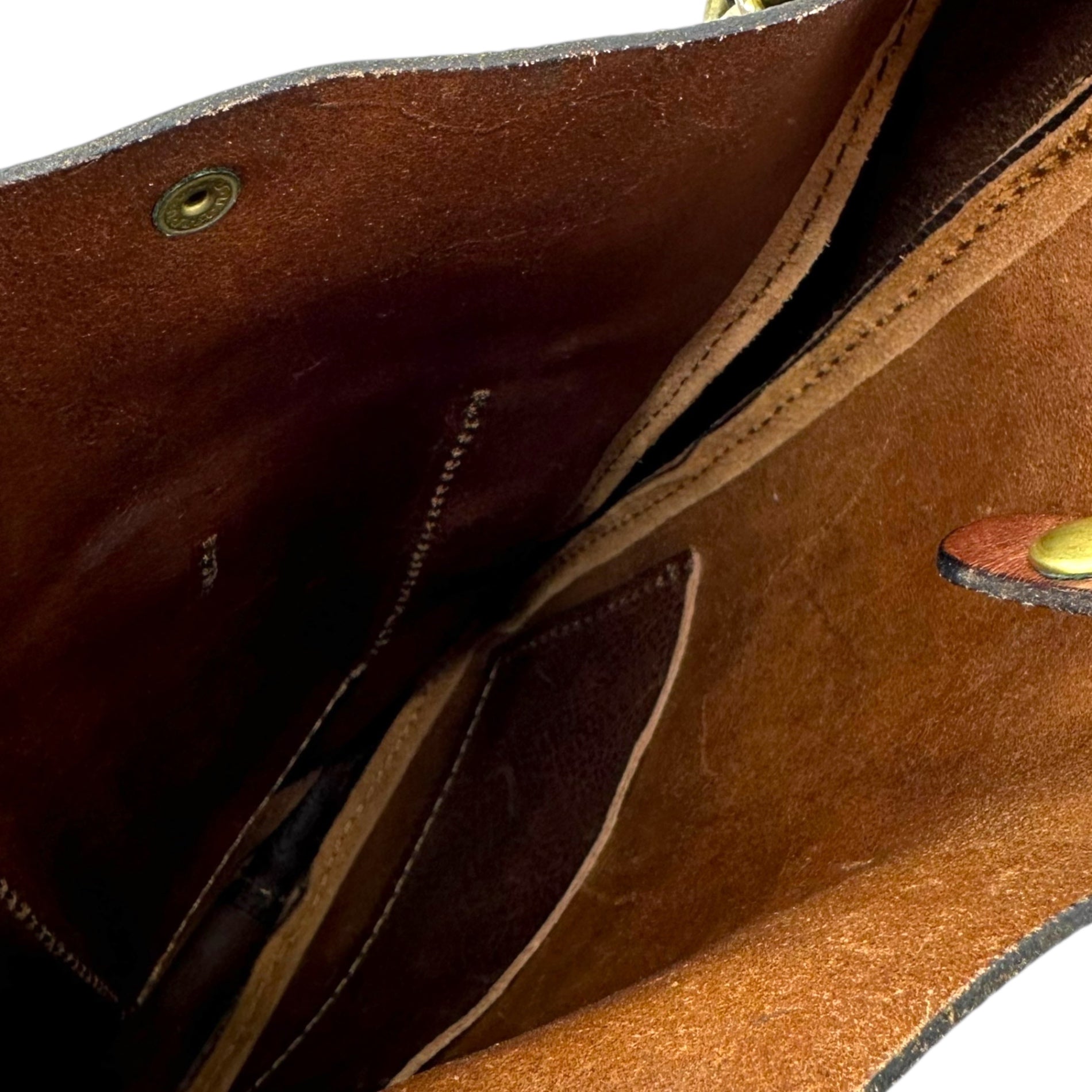 HERZ(ヘルツ) Leather Shoulder Bag レザー ショルダー バッグ ブラウン
