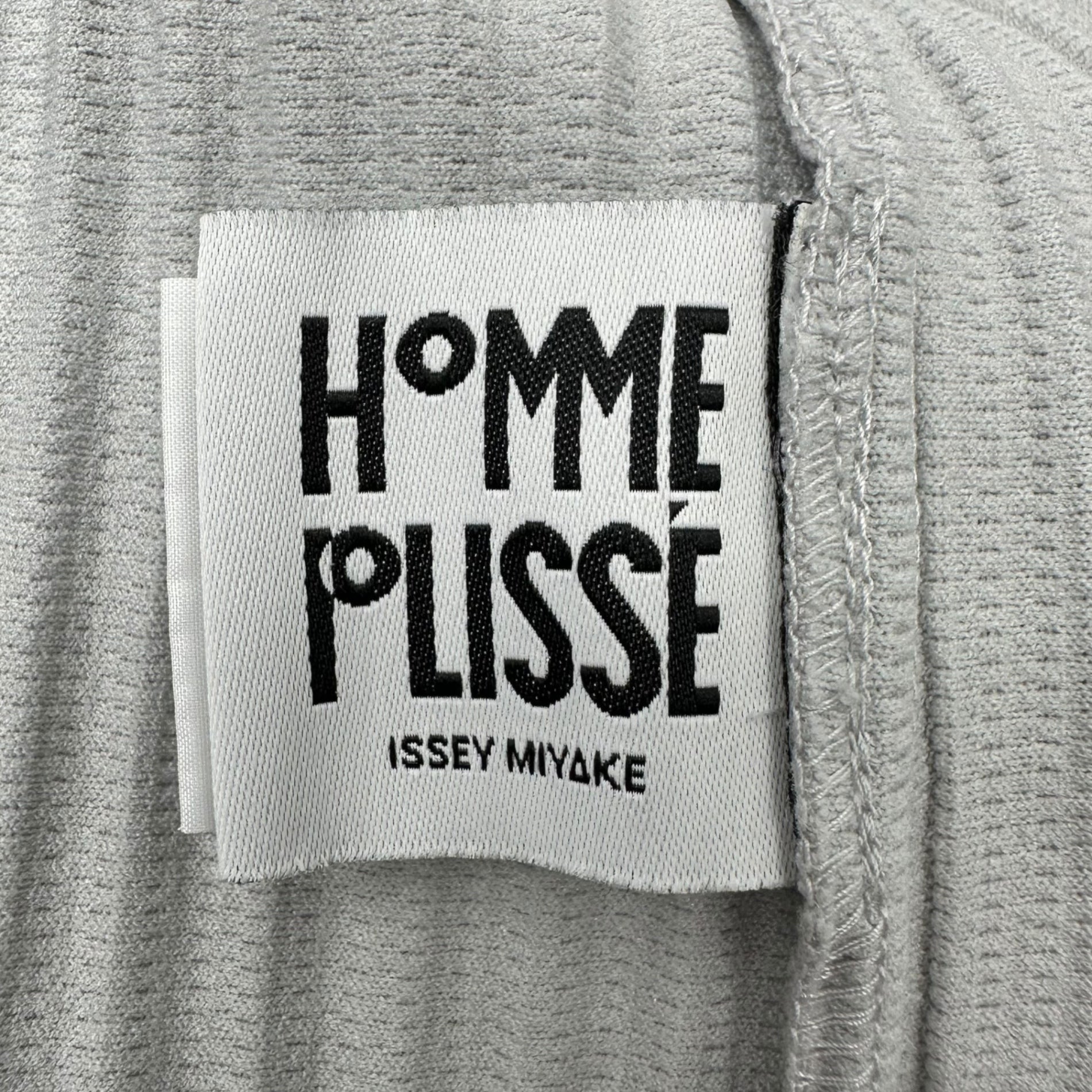 HOMME PLISSE ISSEY MIYAKE(オムプリッセイッセイミヤケ) Stand Collar Zip Up Pleated Shirt Jacket スタンドカラー ジップアップ プリーツ シャツ ジャケット HP55JL140 2(M程度) グレー