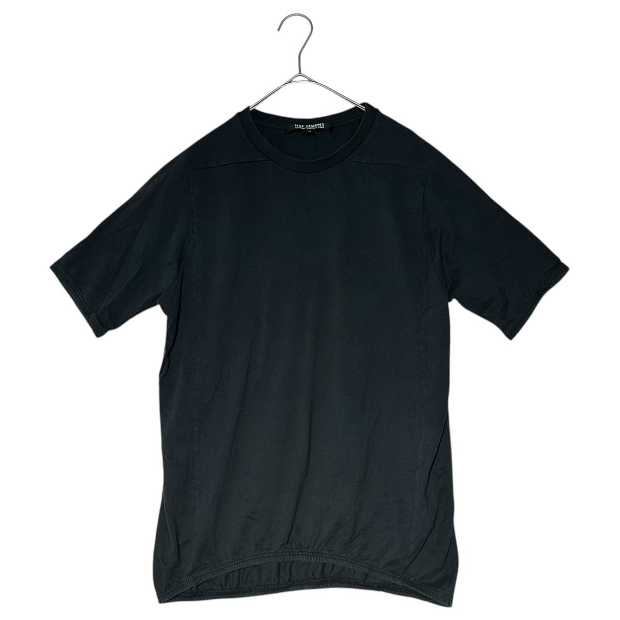 RAF SIMONS(ラフシモンズ) 08SS Hem Gathered S/S T-Shirt 裾ギャザー 半袖 Tシャツ 44 ネイビー