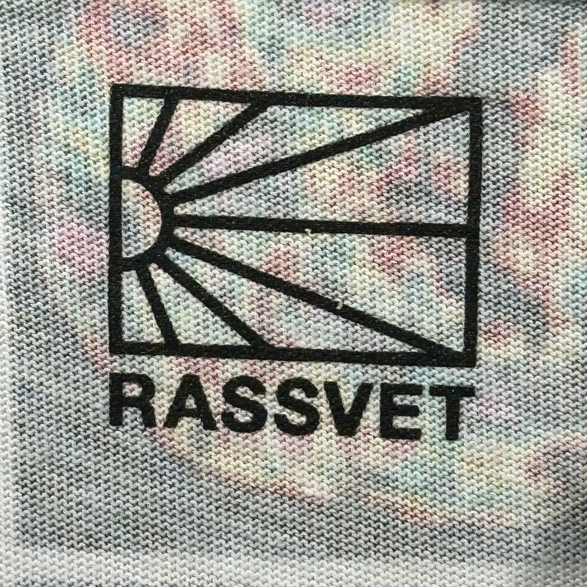 RASSVET(ラスベート) Space Panel Print L/S T-Shirt 宇宙 パネル プリント 長袖 カットソー PACC12T016-1 L ブラック×マルチカラー