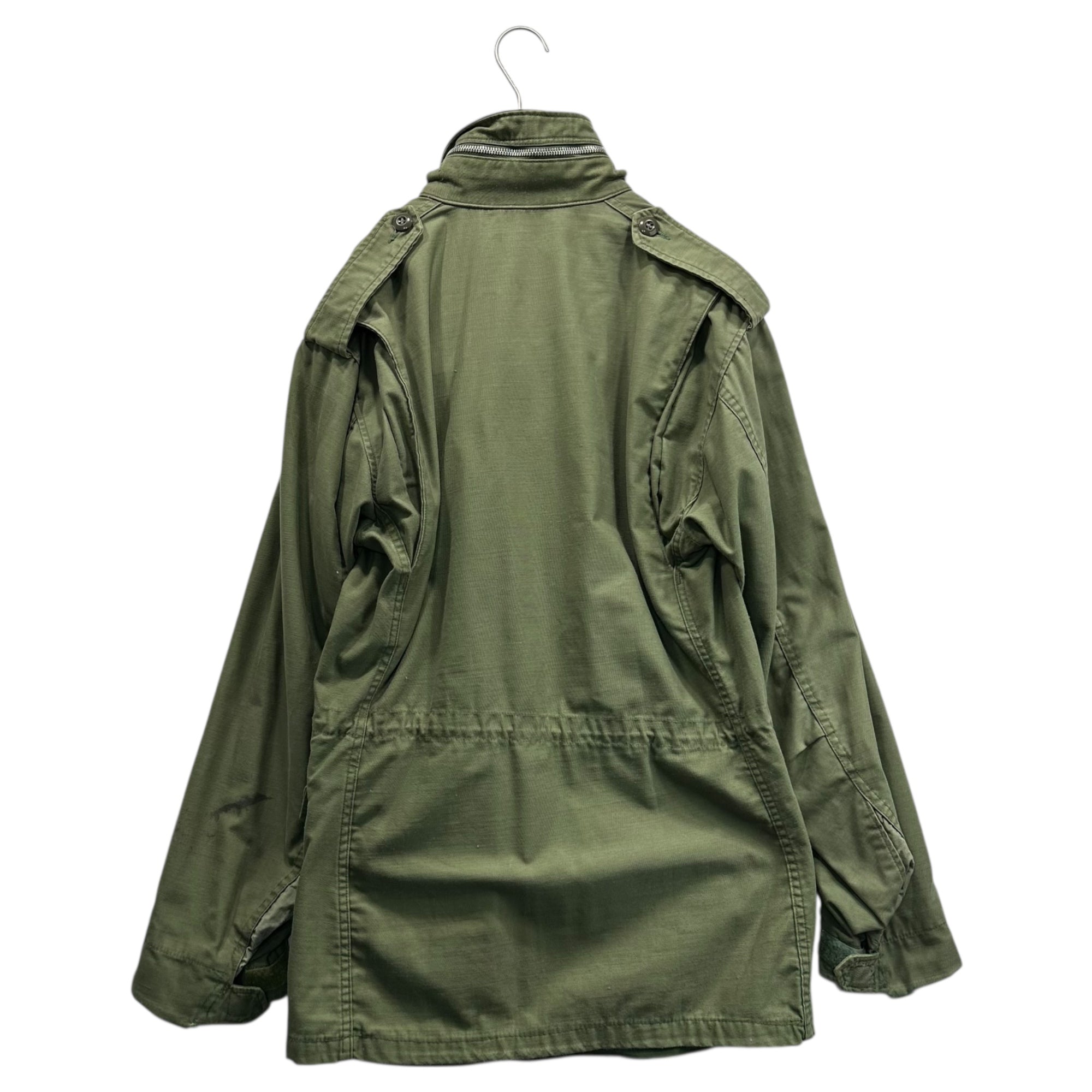 US ARMY(アメリカ軍) 60～70's M-65 2nd model Field Jacket 60年～70年代 フィールド ジャケット 表記消(M程度) カーキ 60年代 ヴィンテージ ミリタリー アルミジップ