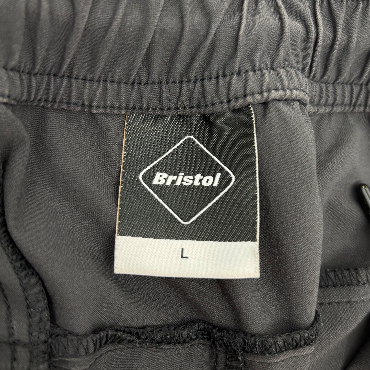 F.C.Real Bristol FCRB(エフシーレアルブリストル) EASY TAPERED PANTS イージー テーパード パンツ FCRB-200062 L ブラック ロゴ