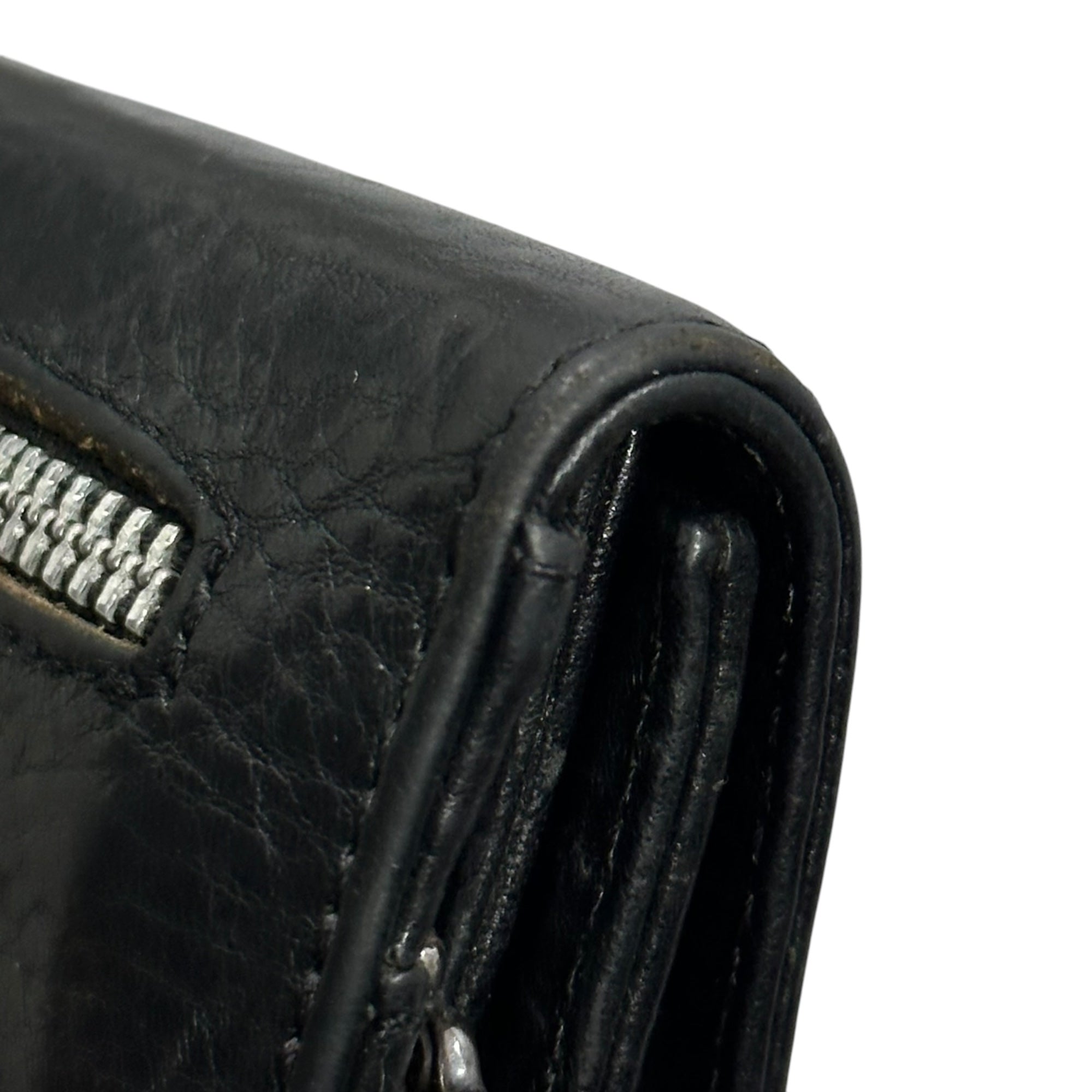 CHROME HEARTS(クロムハーツ) CH Cross Wave Wallet CHクロス ウェーブ ウォレット 財布 ブラック