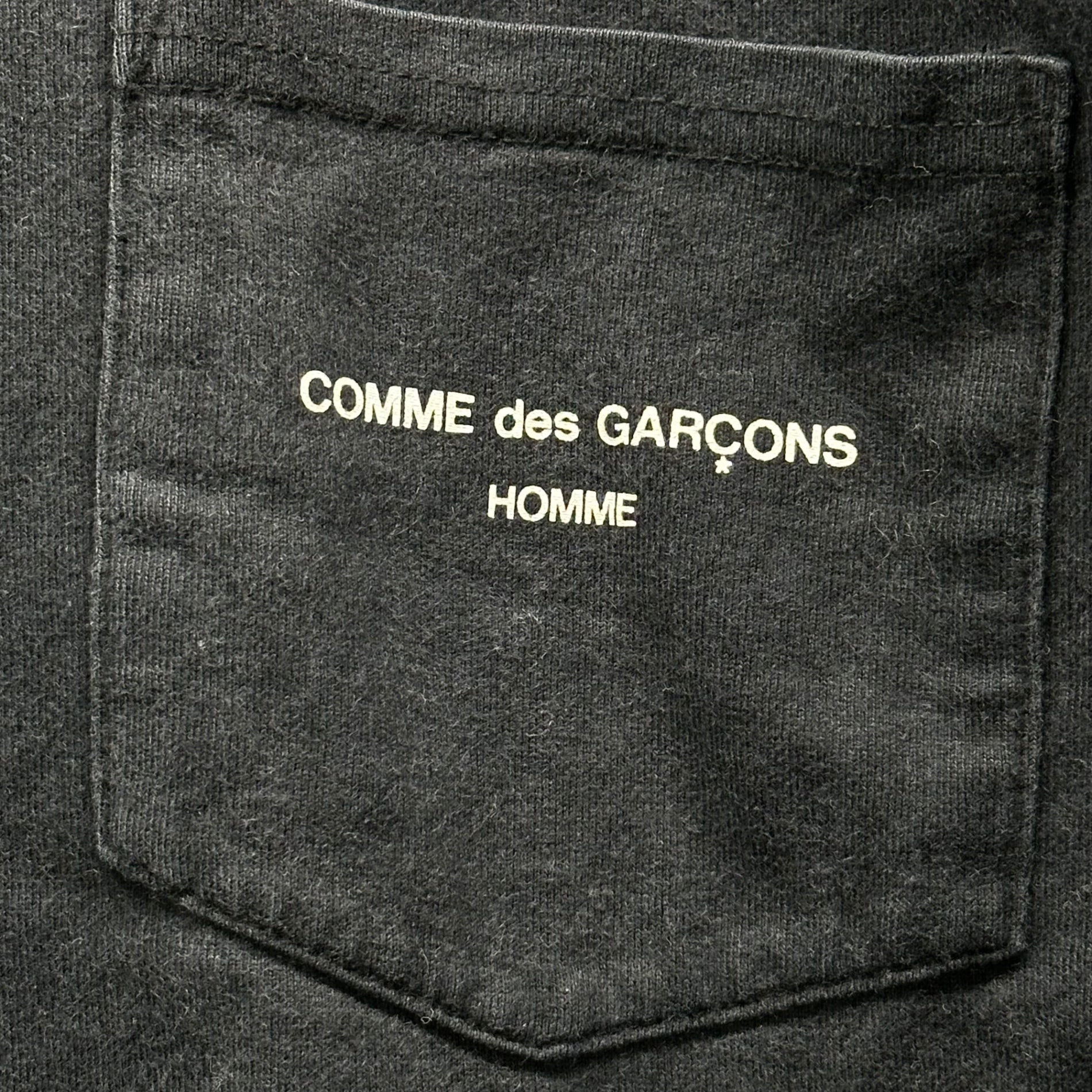 COMME des GARCONS HOMME(コムデギャルソンオム) 19AW L/S T-Shirt with Chest Logo 胸ロゴ 長袖 Tシャツ HD-T010 M ブラック AD2019