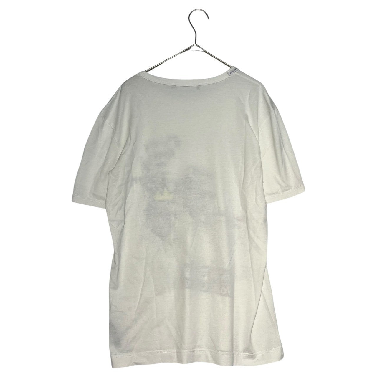 DOLCE&GABBANA(ドルチェ&ガッバーナドルガバ) "IT never rains on my kingdom" photo print TEE フォト プリントＴシャツ G8HI7T HP74L 46(M程度) ホワイト