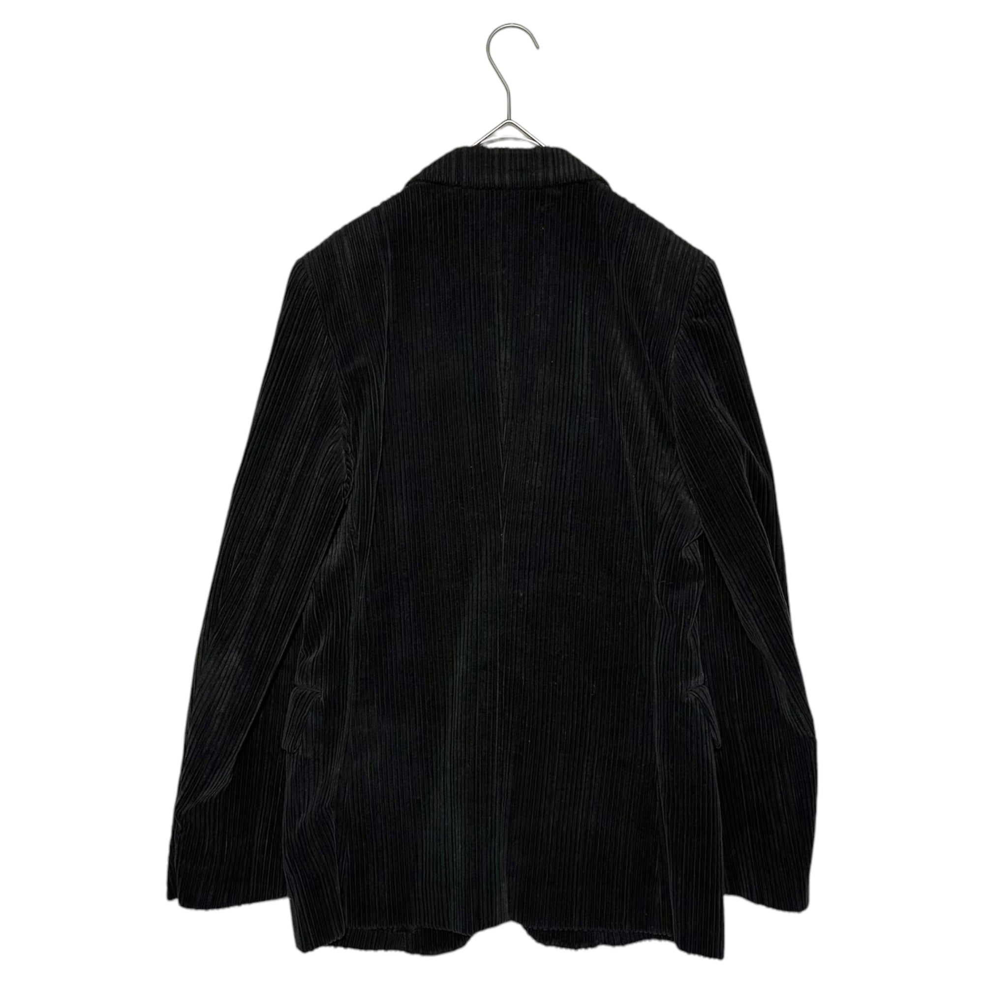 COMME des GARCONS HOMME PLUS(コムデギャルソンオムプリュス) 01AW Thick-Ribbed Corduroy 3B Tailored Jacket 太畝コーデュロイ 3B テーラード ジャケット PC-J090 S ブラック AD2001