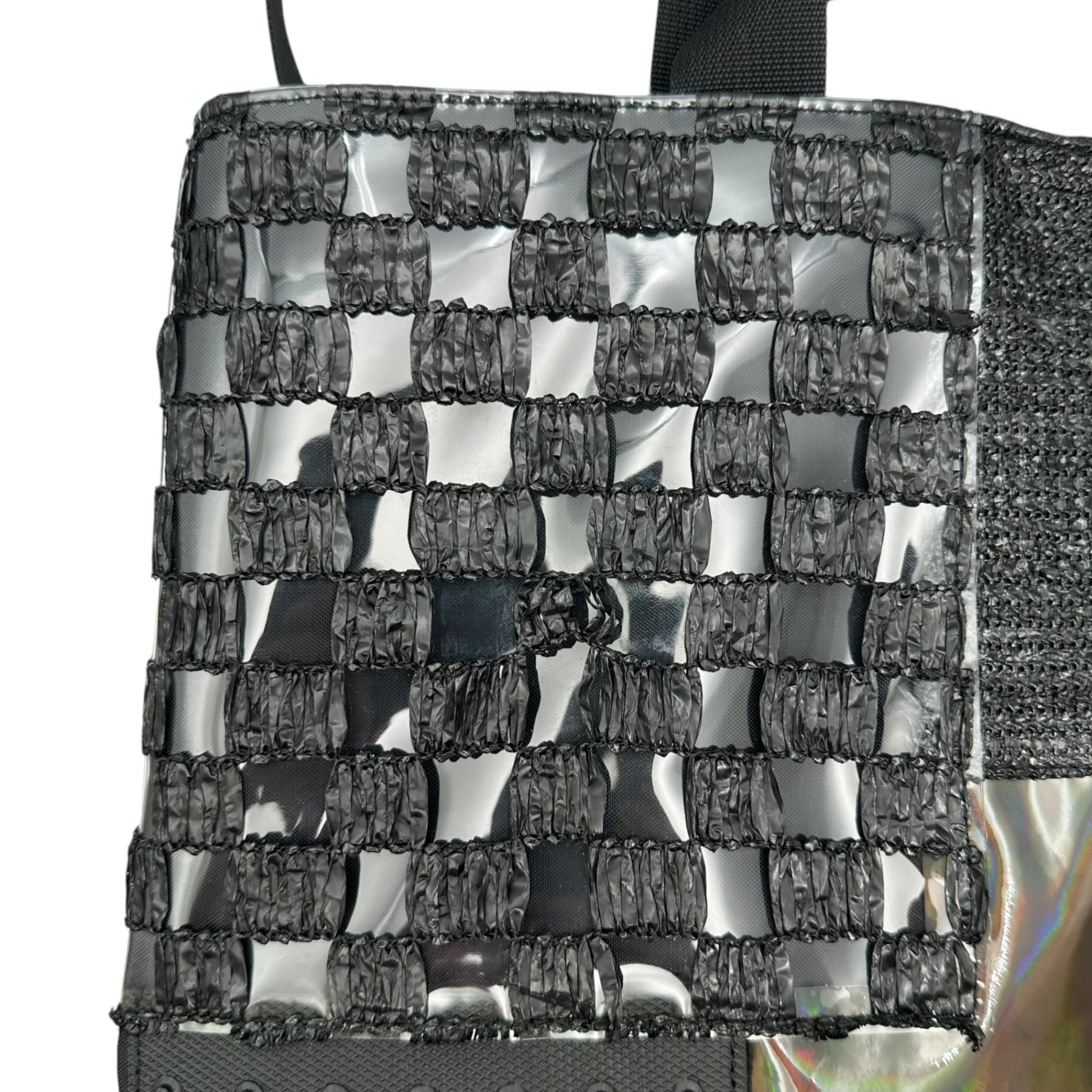 JUNYA WATANABE(ジュンヤワタナベ) 25SS Mixed-Fabric Patchwork Tote