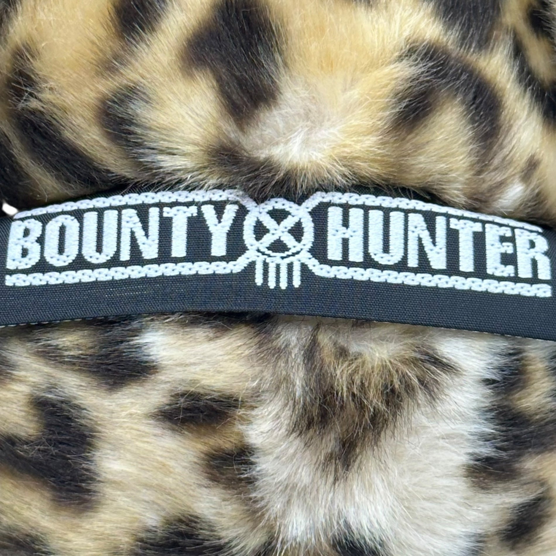 BOUNTY HUNTER(バウンティーハンター) Leopard-print Mojarukun stuffed toy レオパード柄 もじゃるくん ぬいぐるみ ブラウン 未開封 稀少品